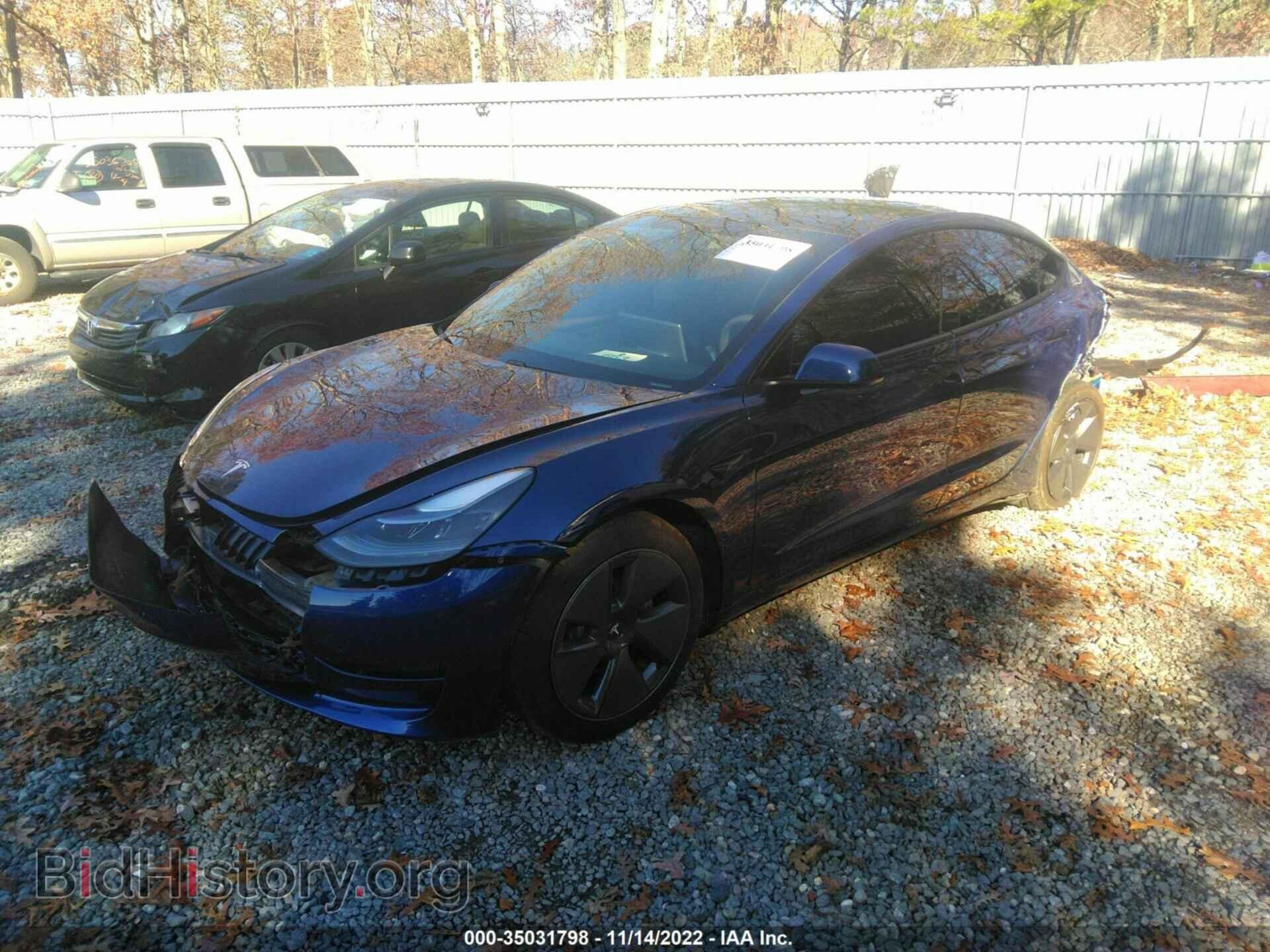 2021 TESLA MODEL 3 - VIN: 5YJ3E1EA5MF977082 - Фото 2