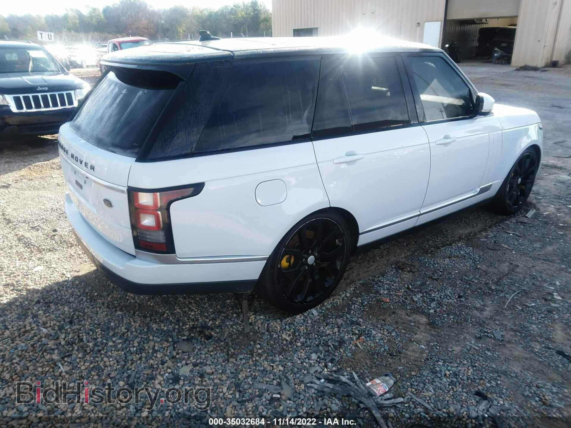 2016 LAND ROVER RANGE ROVER - VIN: SALGS2EF5GA252051 - Фото 4