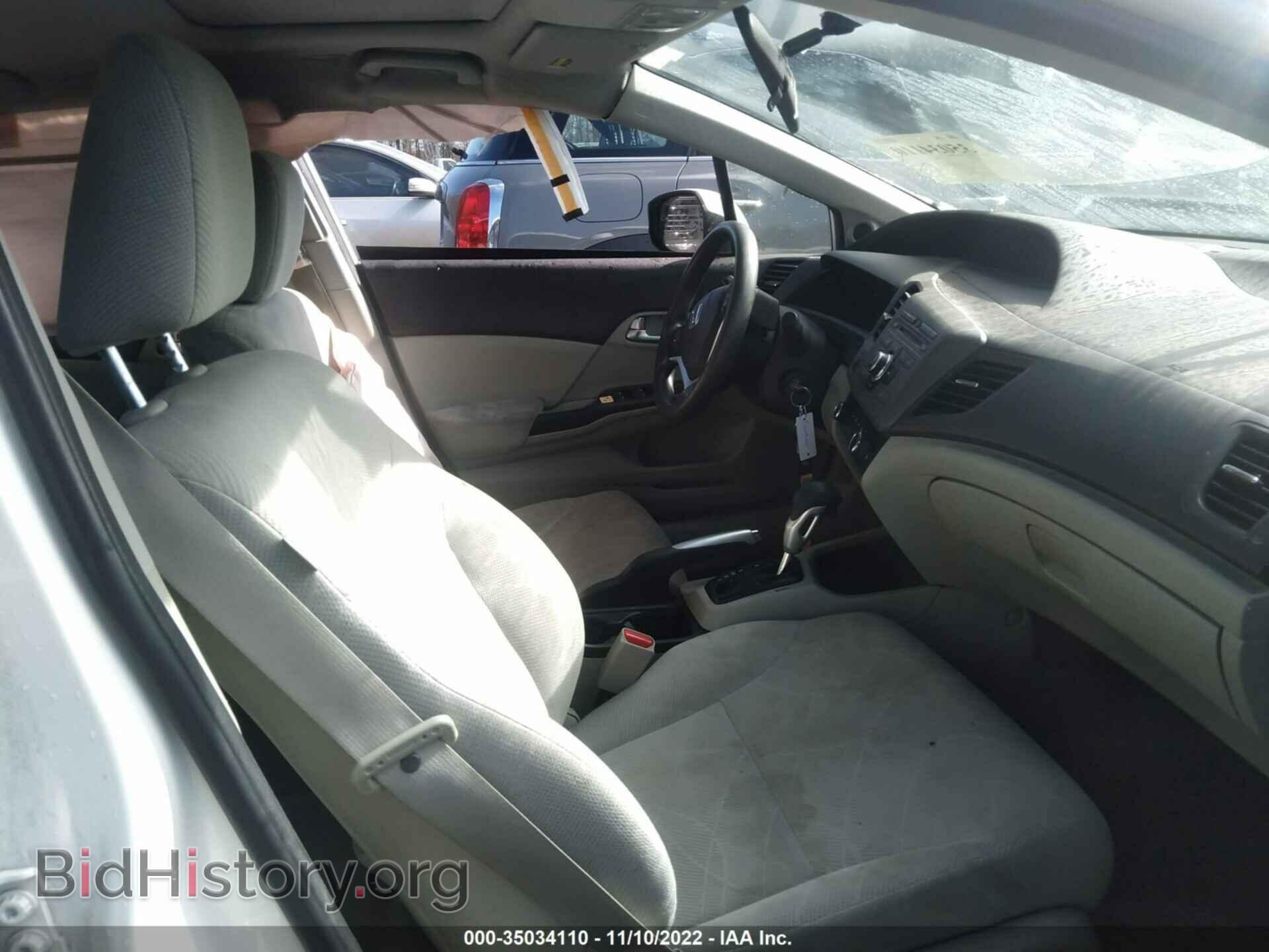 2012 HONDA CIVIC SDN - VIN: 19XFB2F82CE320283 - Фото 5