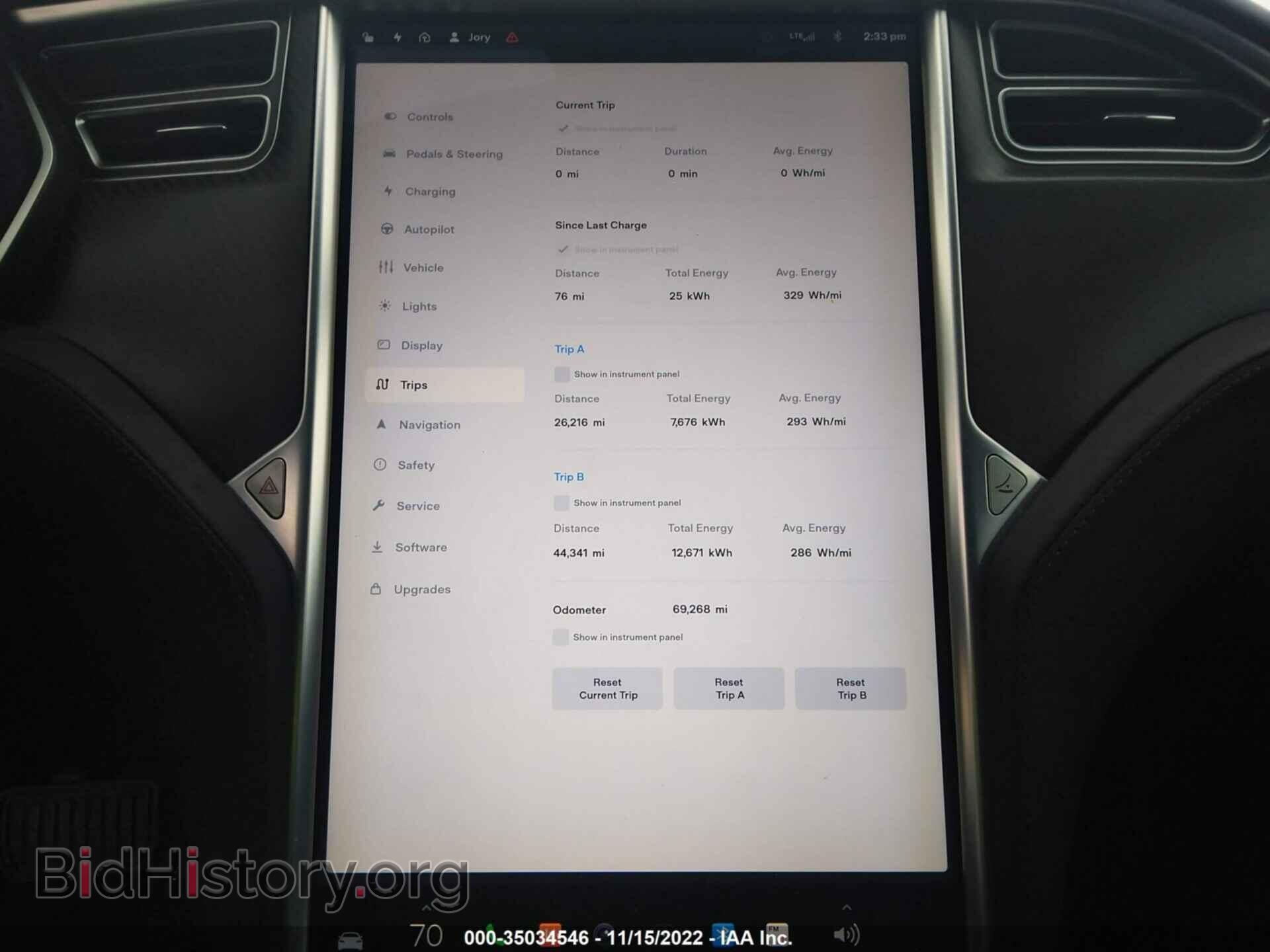 2017 TESLA MODEL S - VIN: 5YJSA1E24HF208904 - Фото 7