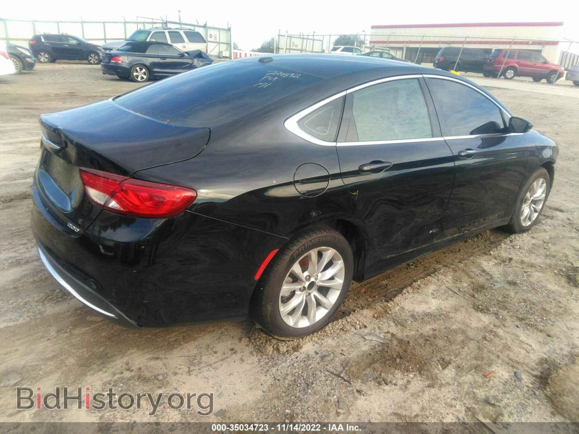 2015 CHRYSLER 200 - VIN: 1C3CCCCB7FN644985 - Фото 4