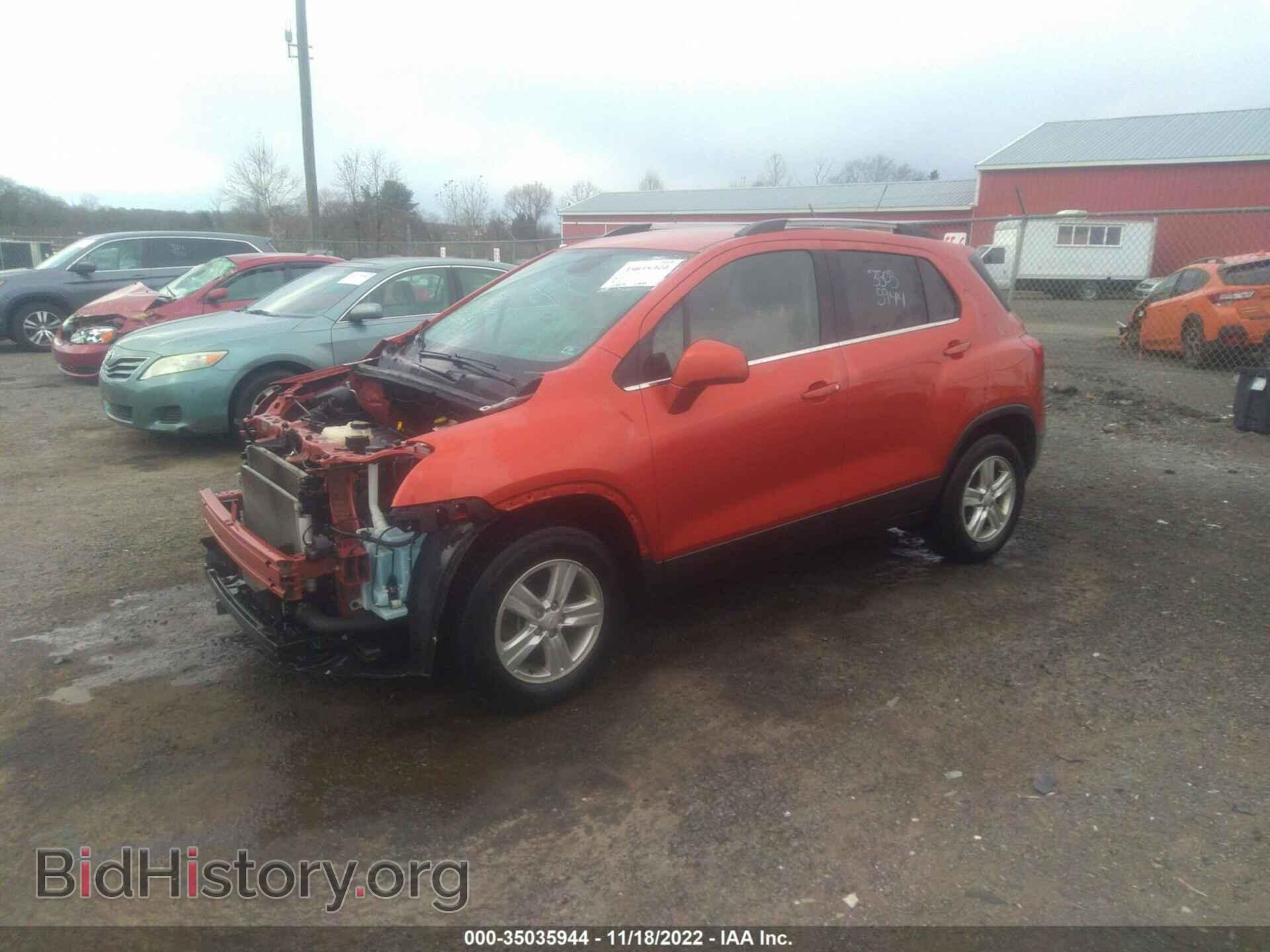 2016 CHEVROLET TRAX - VIN: KL7CJPSB2GB723104 - Фото 2