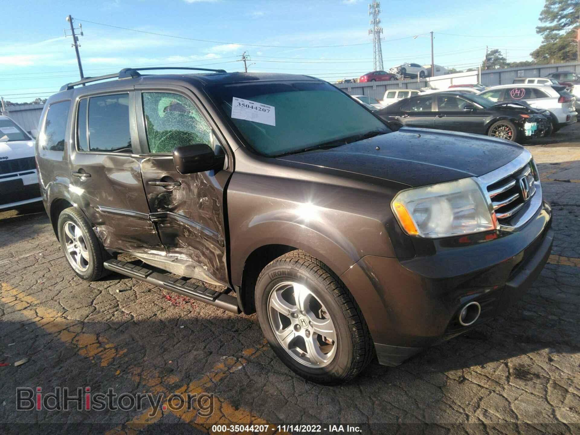 Photo 5FNYF3H56CB032802 - HONDA PILOT 2012
