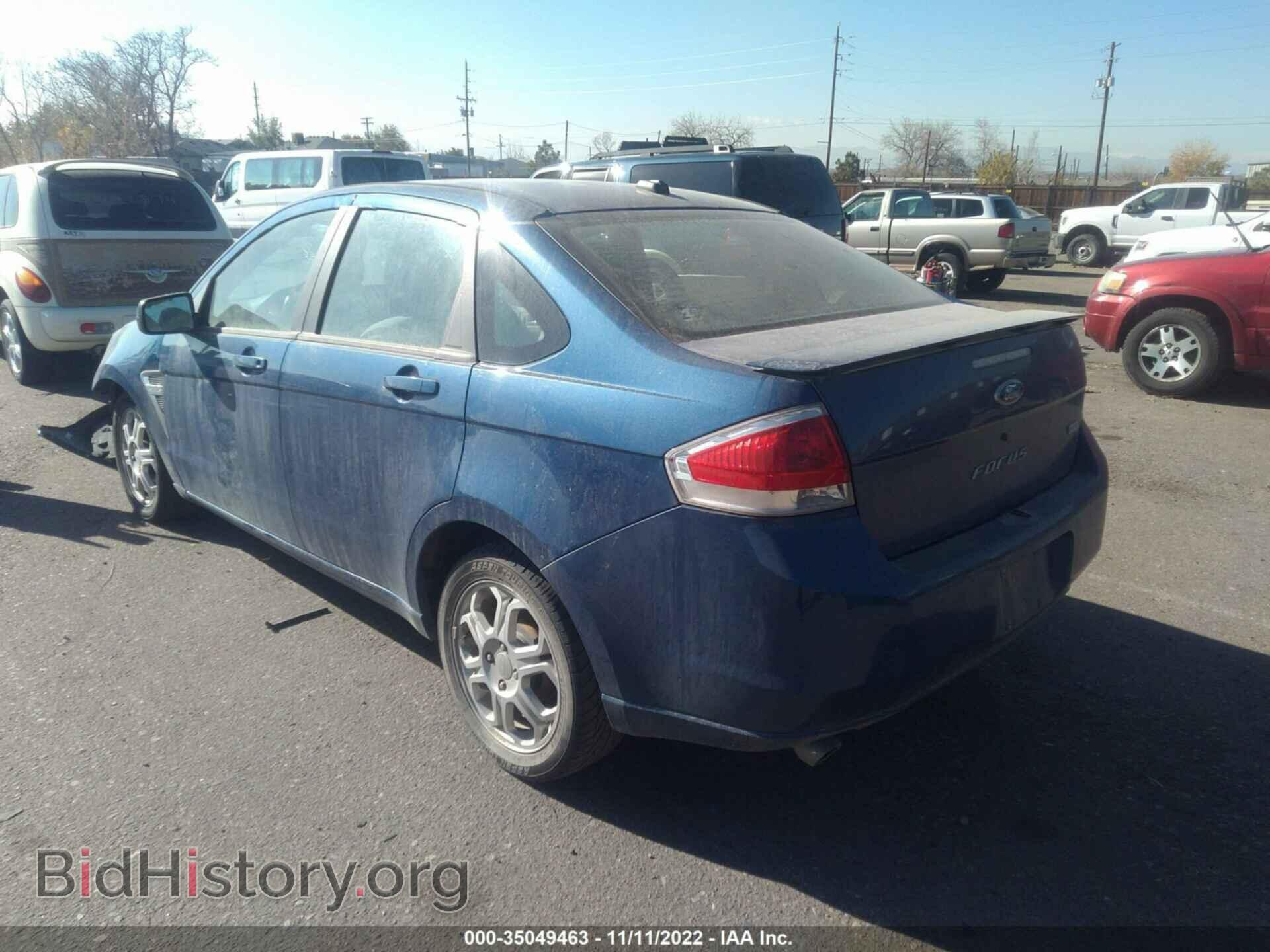 2008 FORD FOCUS - VIN: 1FAHP35N98W184339 - Фото 3