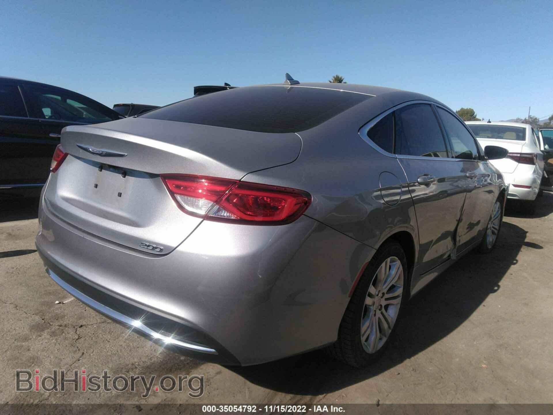 2016 CHRYSLER 200 - VIN: 1C3CCCAB2GN135147 - Фото 4