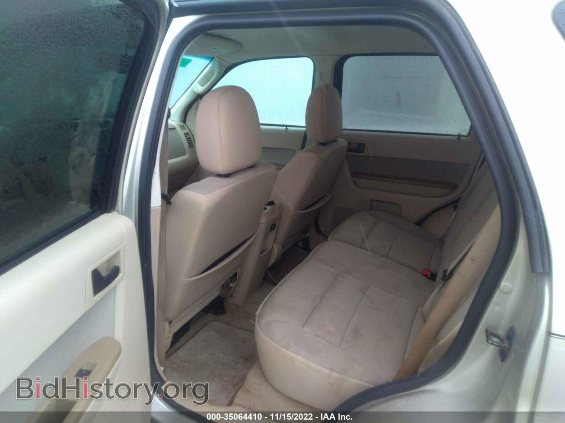 2010 FORD ESCAPE - VIN: 1FMCU9D79AKC91077 - Фото 8