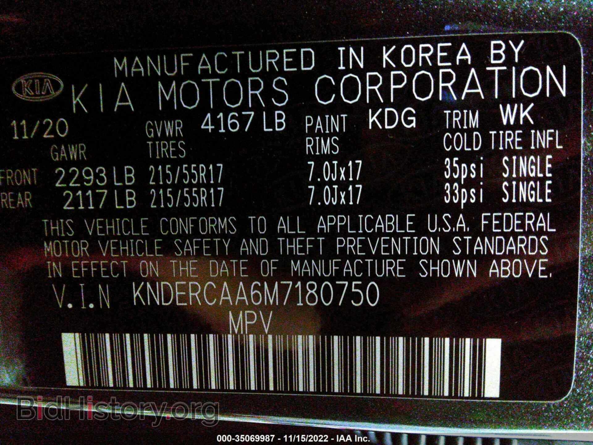 2021 KIA SELTOS - VIN: KNDERCAA6M7180750 - Фото 9
