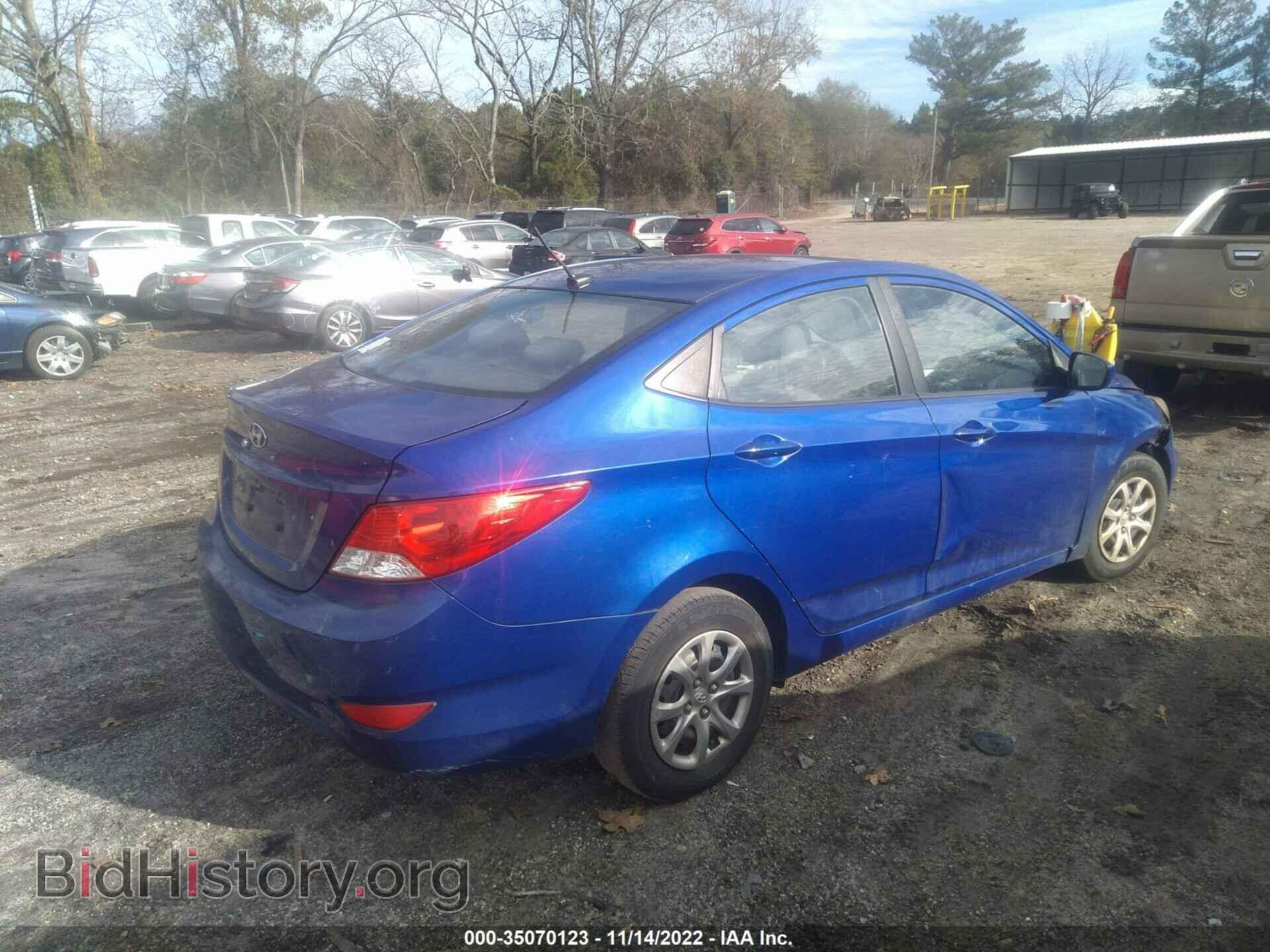 2013 HYUNDAI ACCENT - VIN: KMHCT4AE1DU487791 - Фото 4
