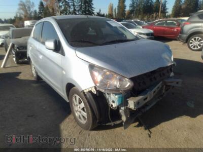 2014 Mitsubishi MIRAGE ES, серебристый — VIN ML32A4HJ0EH003311, IAAI
