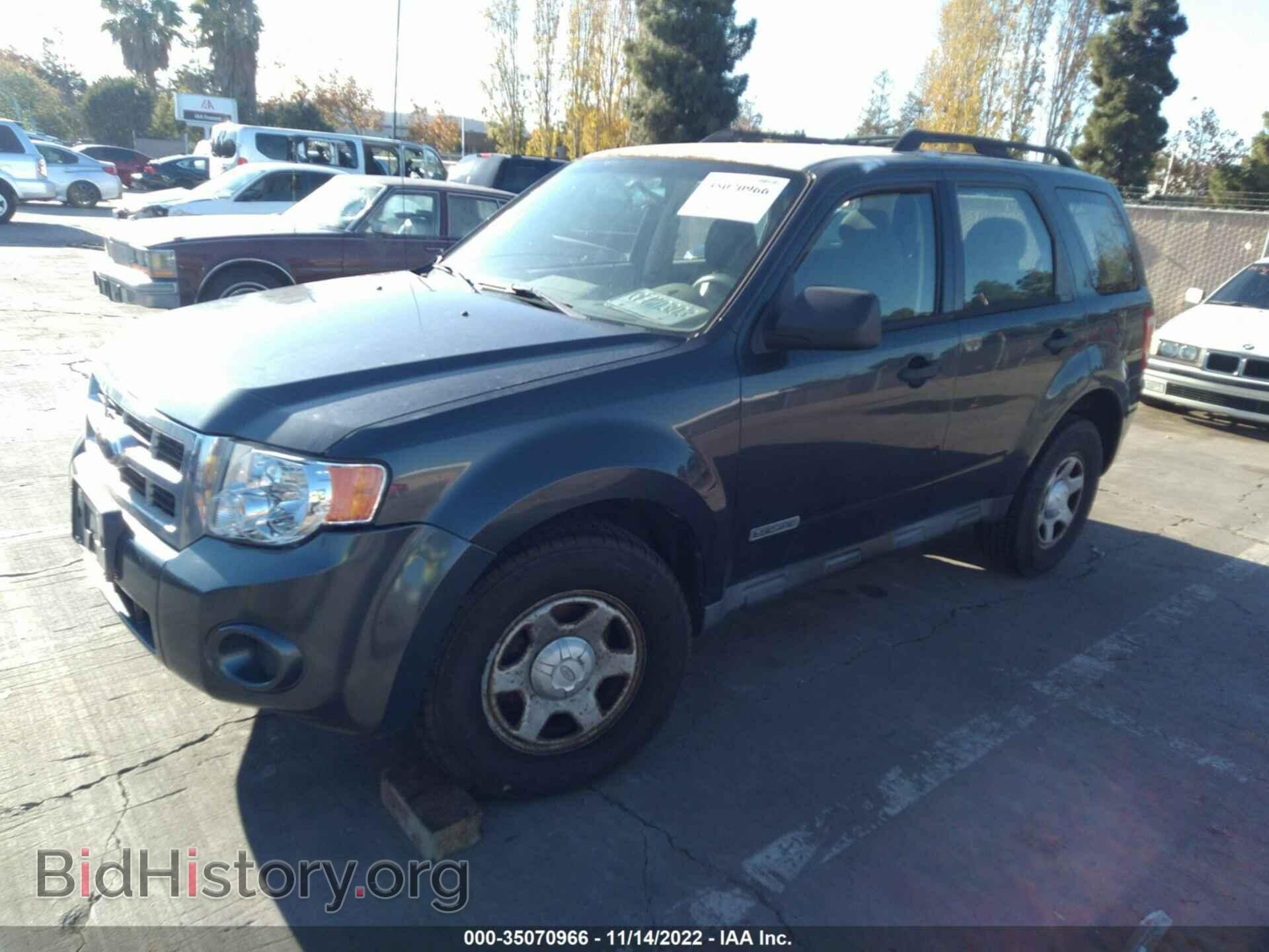2008 FORD ESCAPE - VIN: 1FMCU92Z18KD57183 - Фото 2