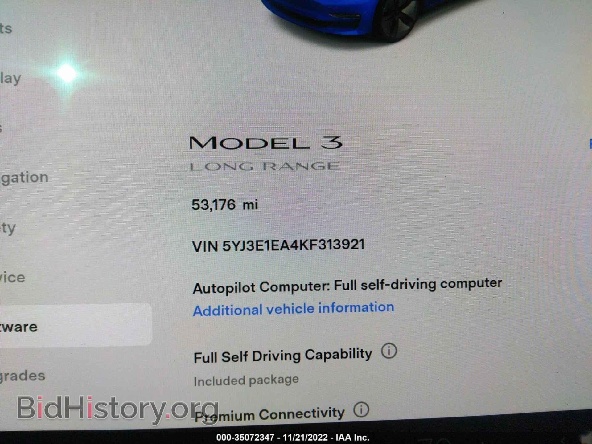 2019 TESLA MODEL 3 - VIN: 5YJ3E1EA4KF313921 - Фото 7