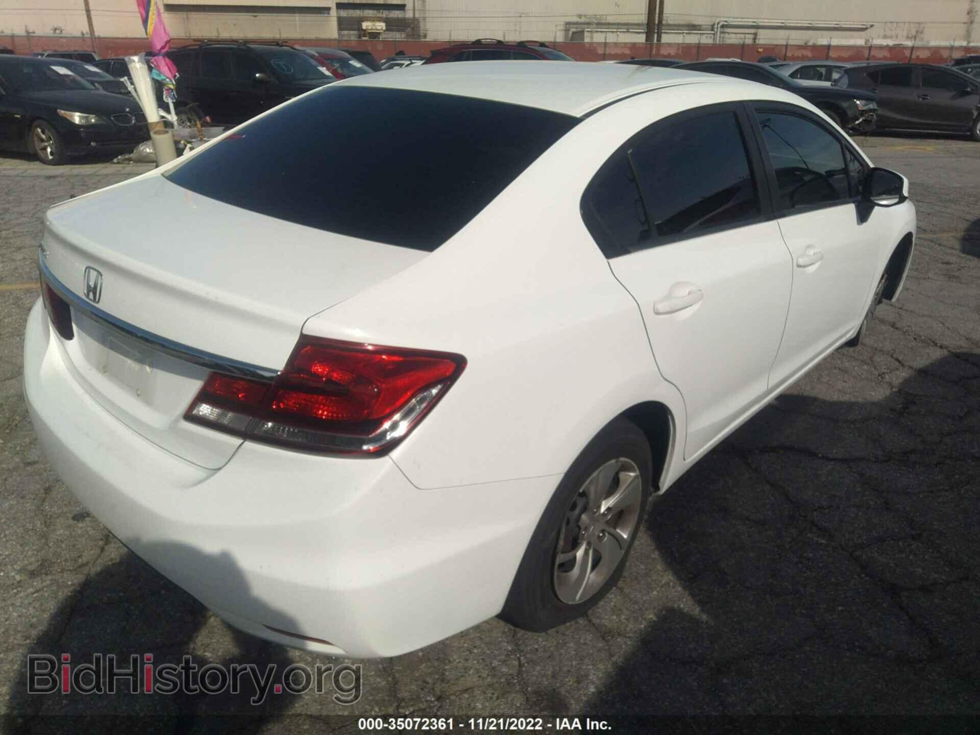 2013 HONDA CIVIC SDN - VIN: 19XFB2F58DE246469 - Фото 4