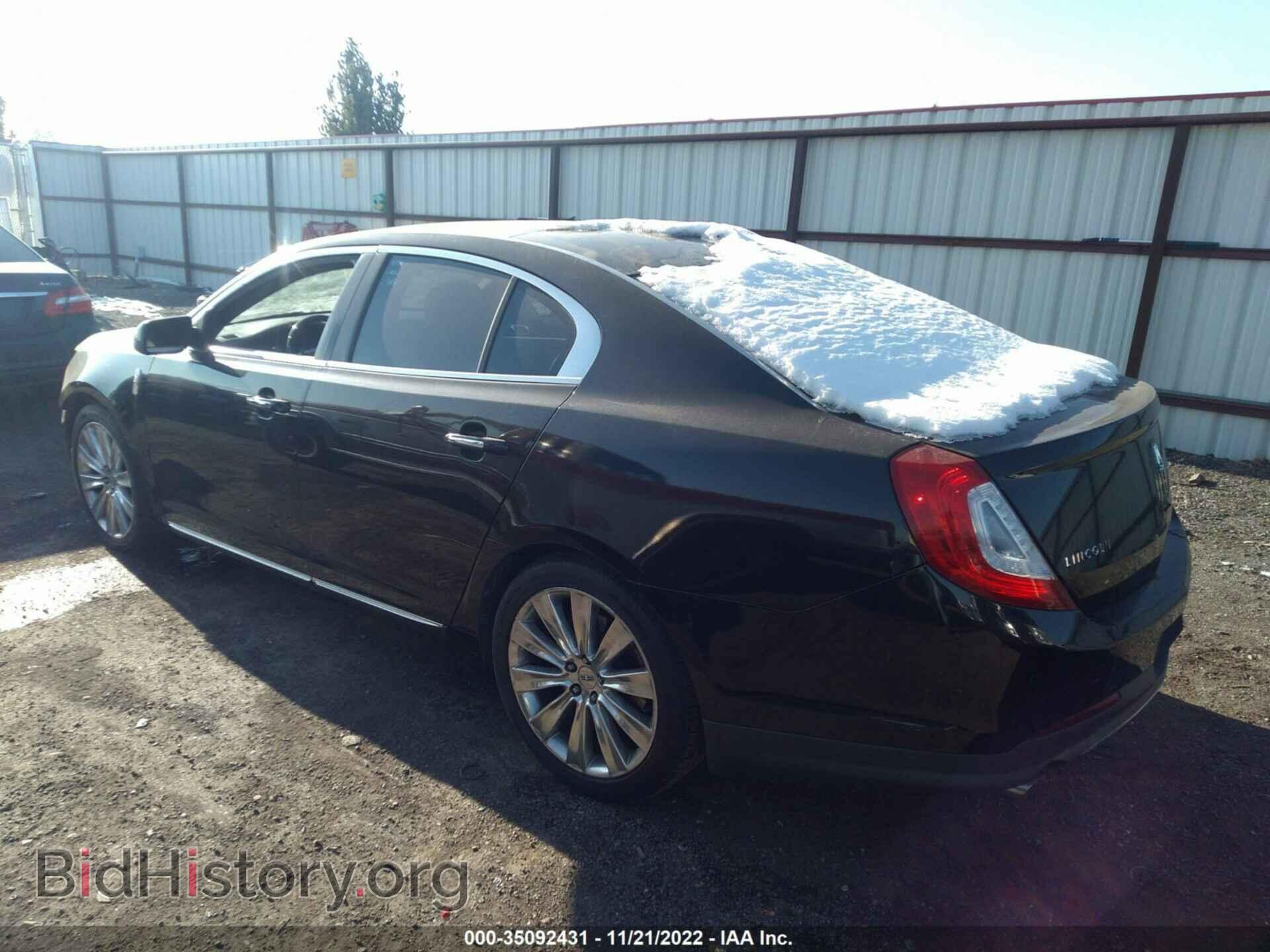 2013 LINCOLN MKS - VIN: 1LNHL9FT2DG615982 - Фото 3