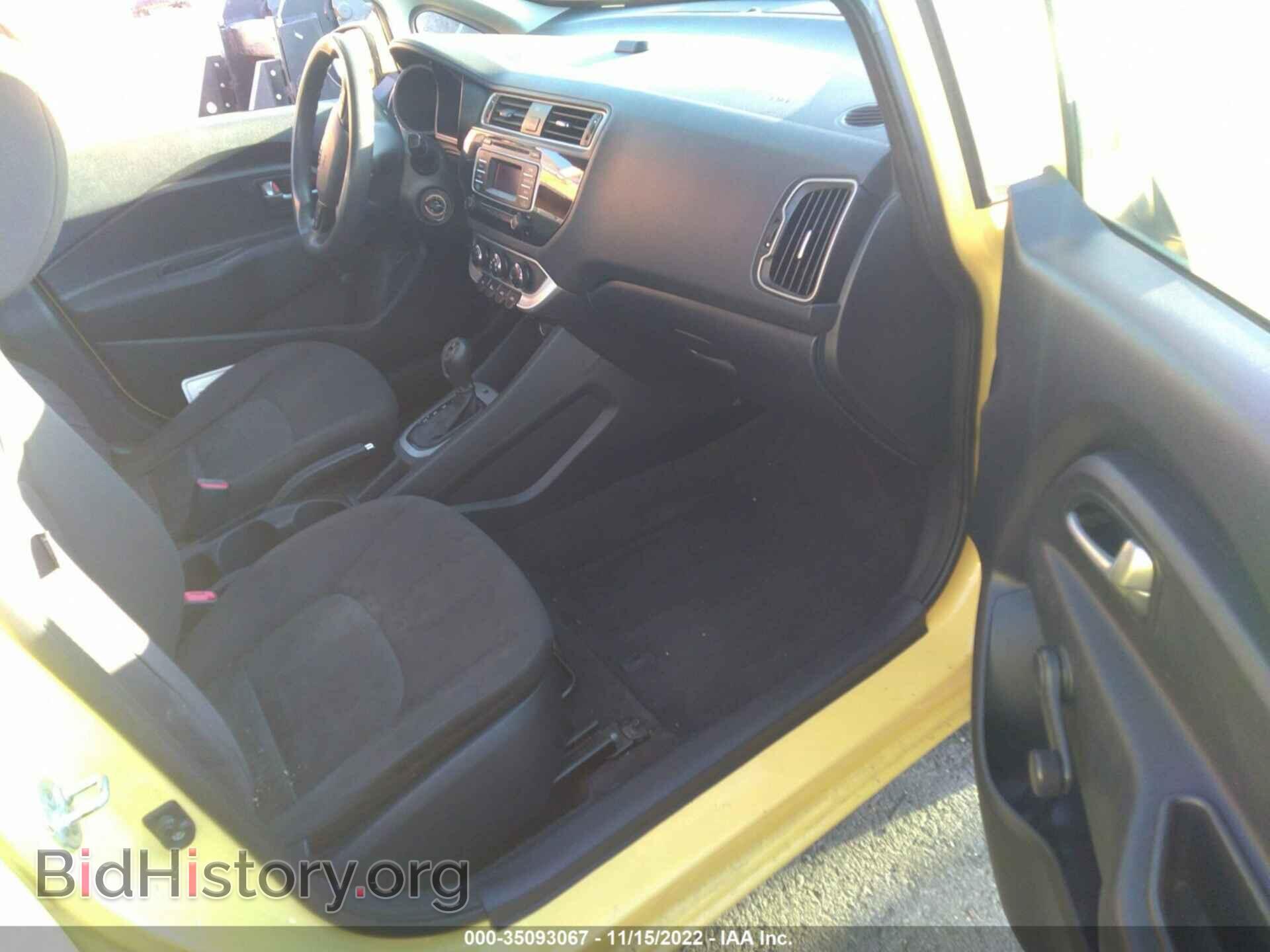 2016 KIA RIO - VIN: KNADM5A37G6676574 - Фото 5