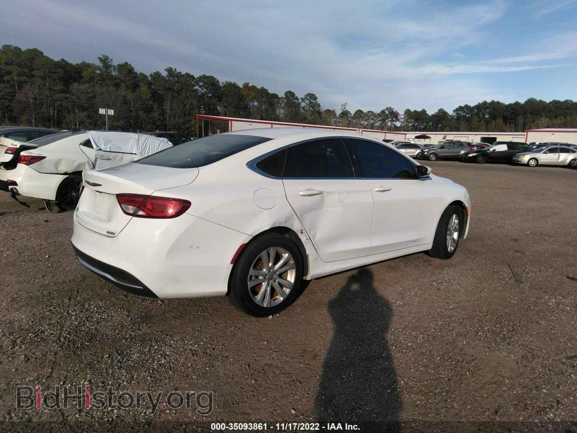 2016 CHRYSLER 200 - VIN: 1C3CCCABXGN186489 - Фото 4