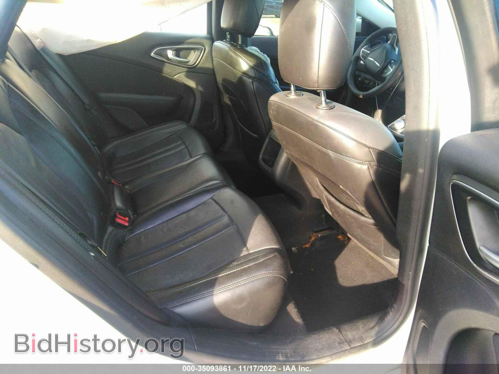 2016 CHRYSLER 200 - VIN: 1C3CCCABXGN186489 - Фото 8