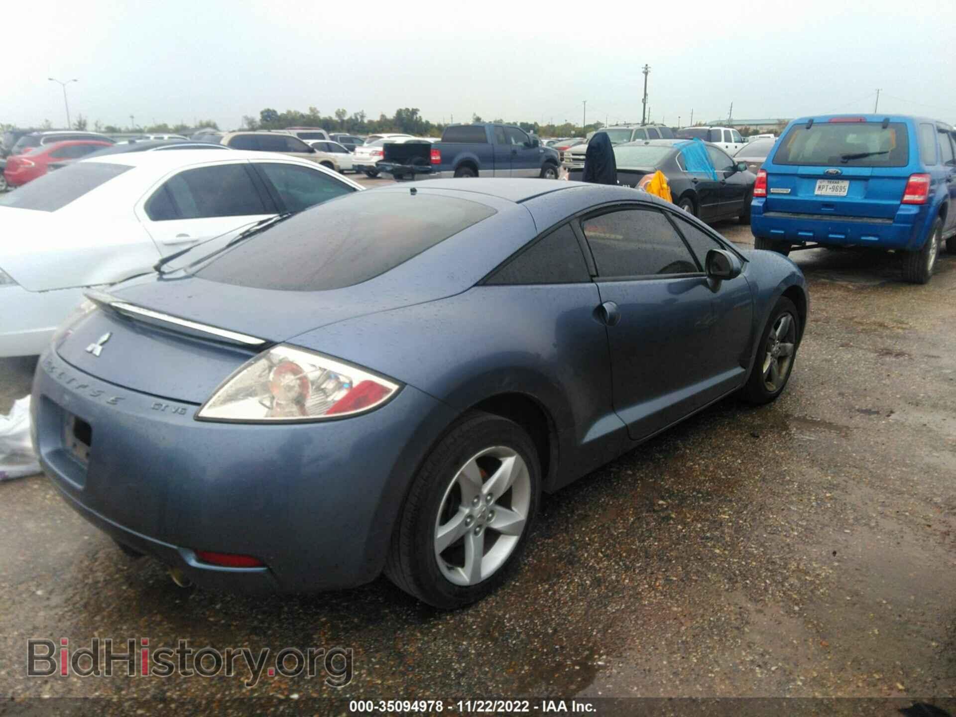 2007 MITSUBISHI ECLIPSE - VIN: 4A3AK34T77E019658 - Photo 4