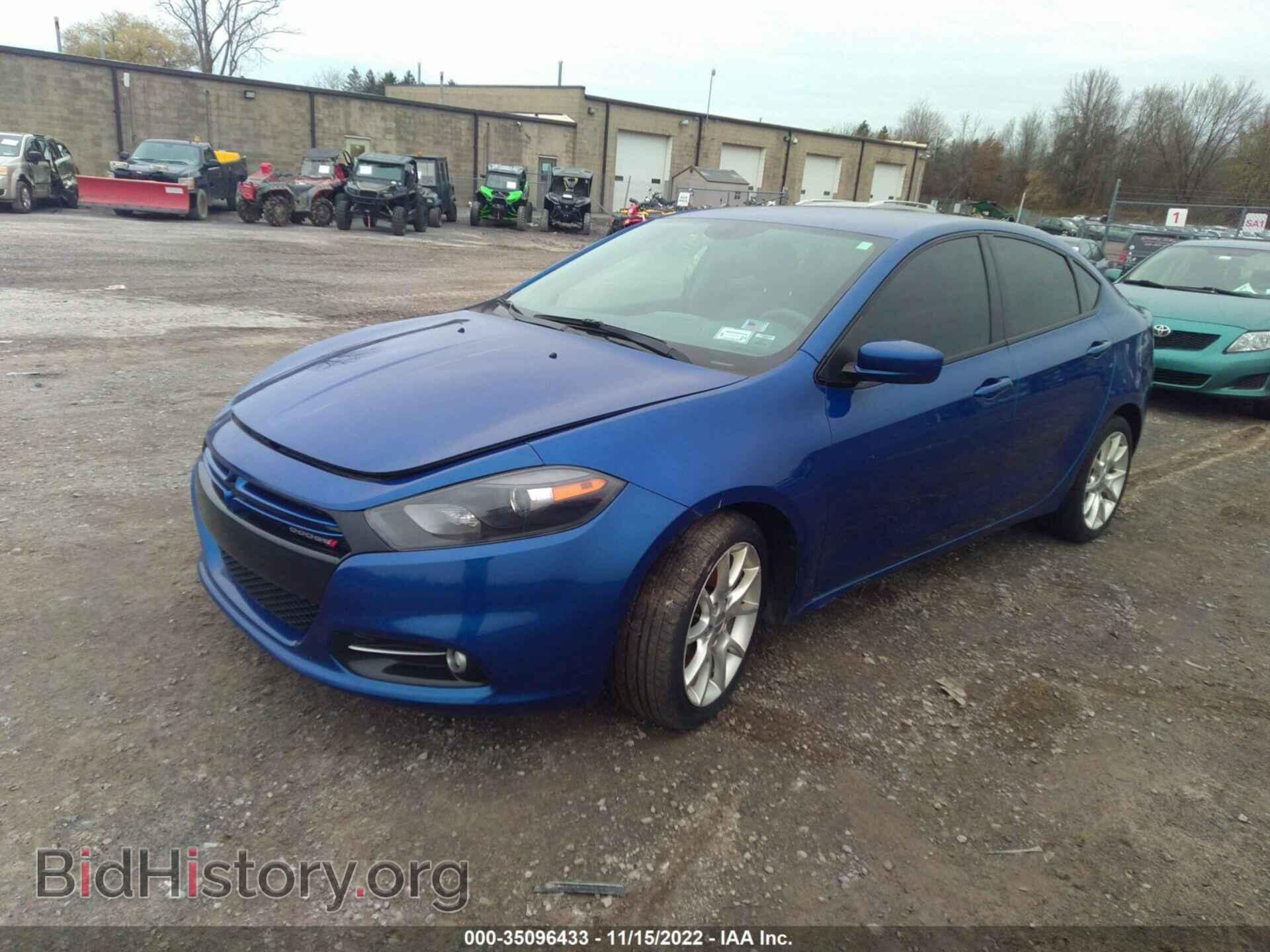 2013 DODGE DART - VIN: 1C3CDFBH6DD147496 - Фото 2