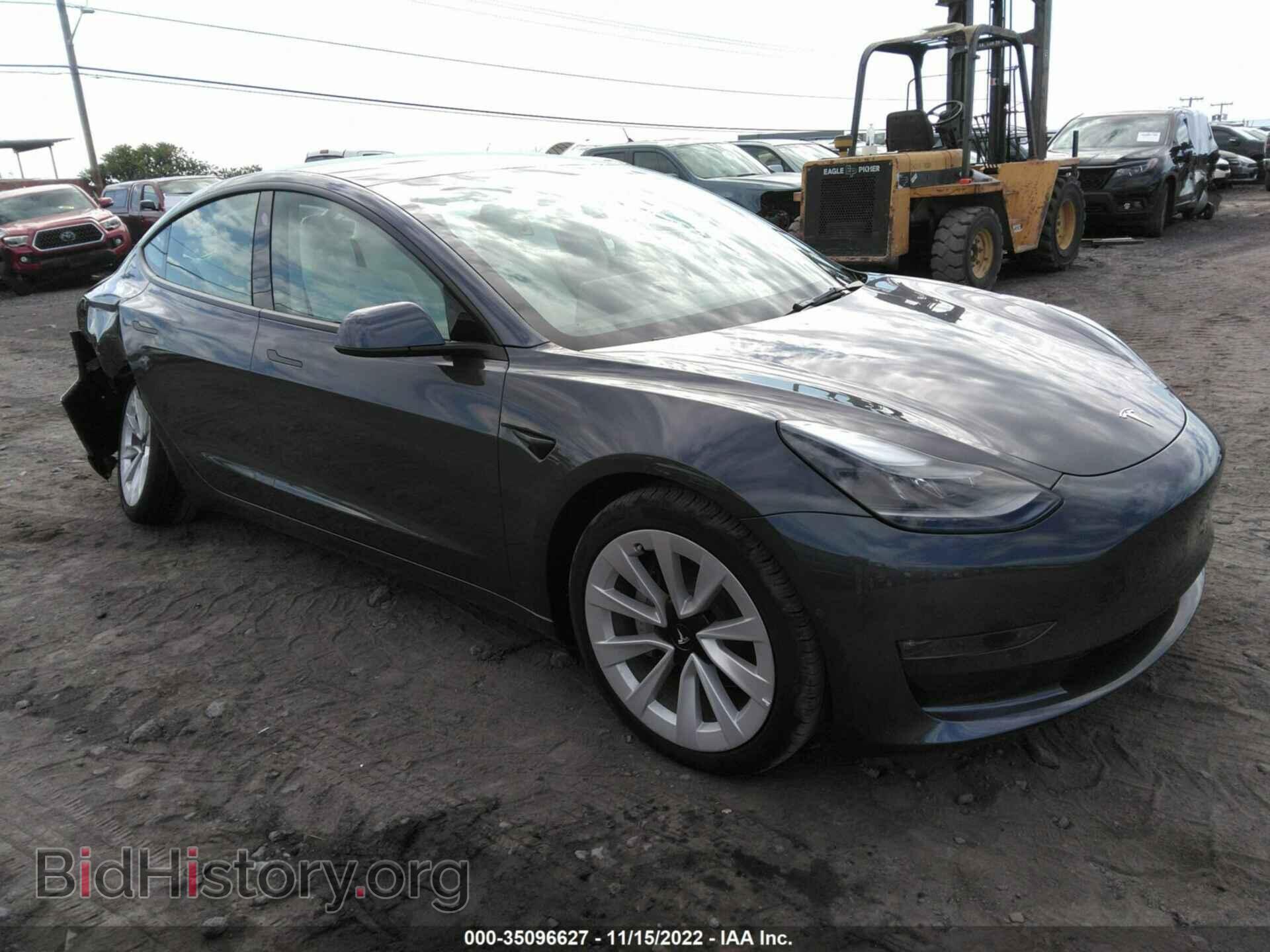 Фотография 5YJ3E1EB6NF338008 - TESLA MODEL 3 2022