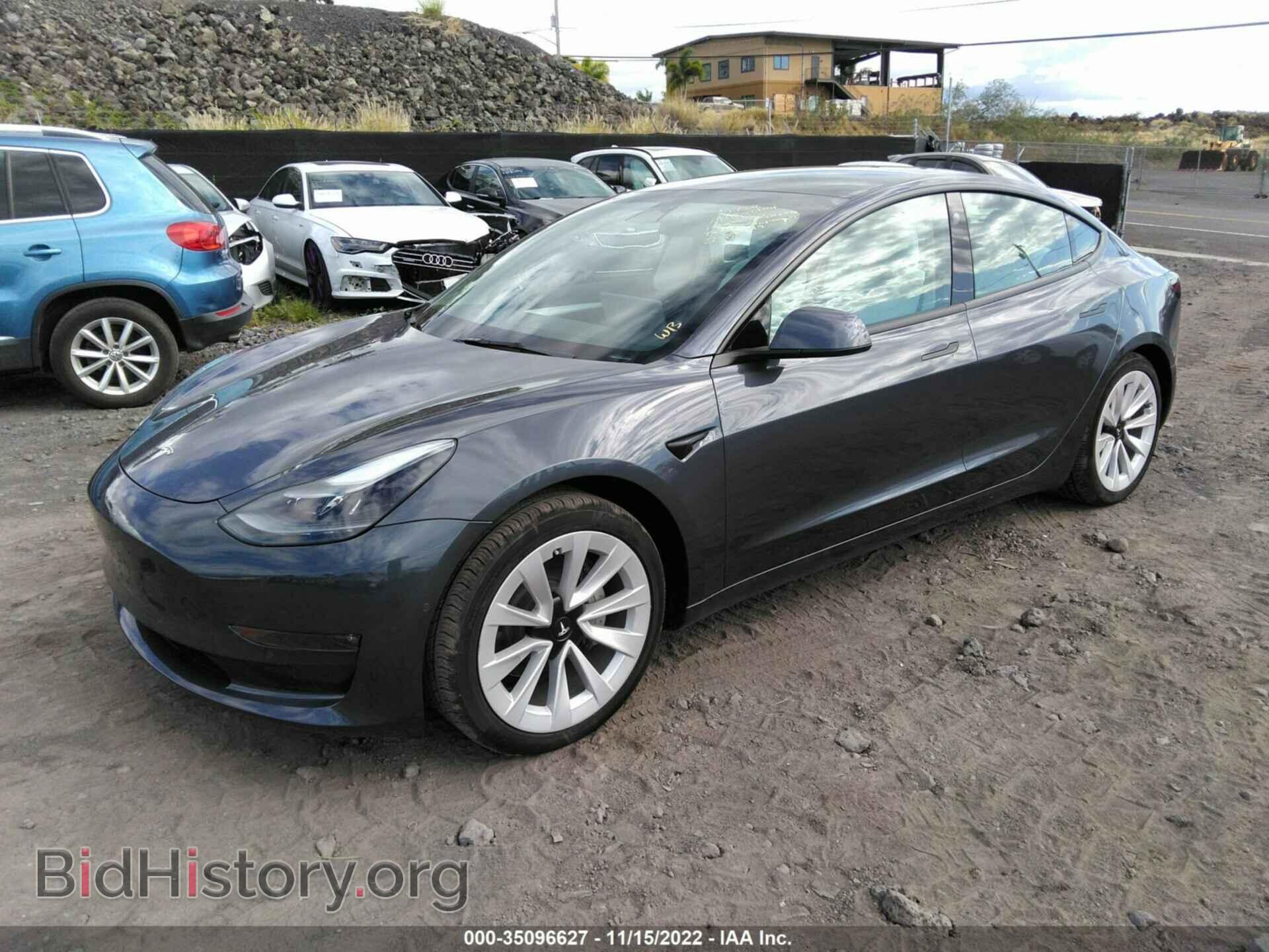 2022 TESLA MODEL 3 - VIN: 5YJ3E1EB6NF338008 - Фото 2