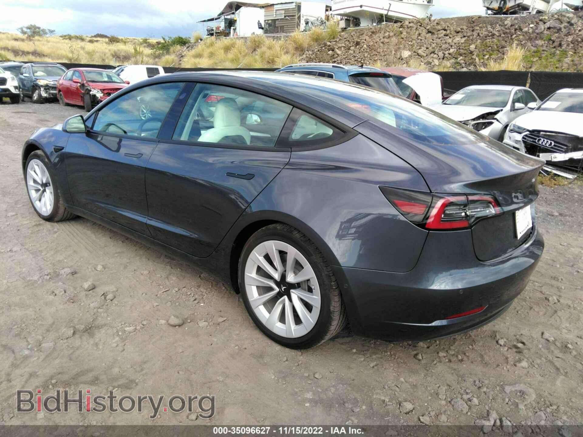 2022 TESLA MODEL 3 - VIN: 5YJ3E1EB6NF338008 - Фото 3