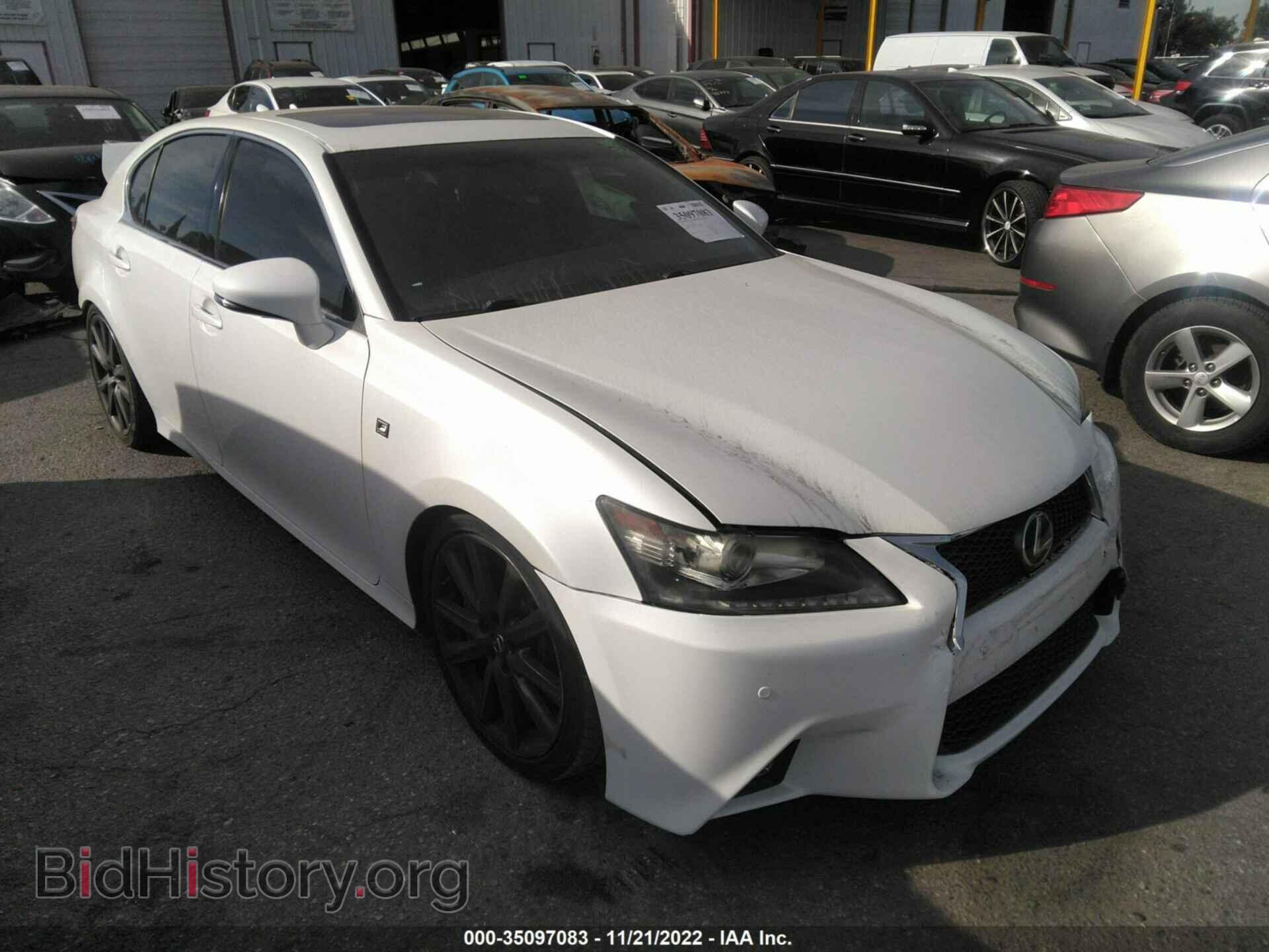 Фотография JTHBE1BL3D5020502 - LEXUS GS 350 2013