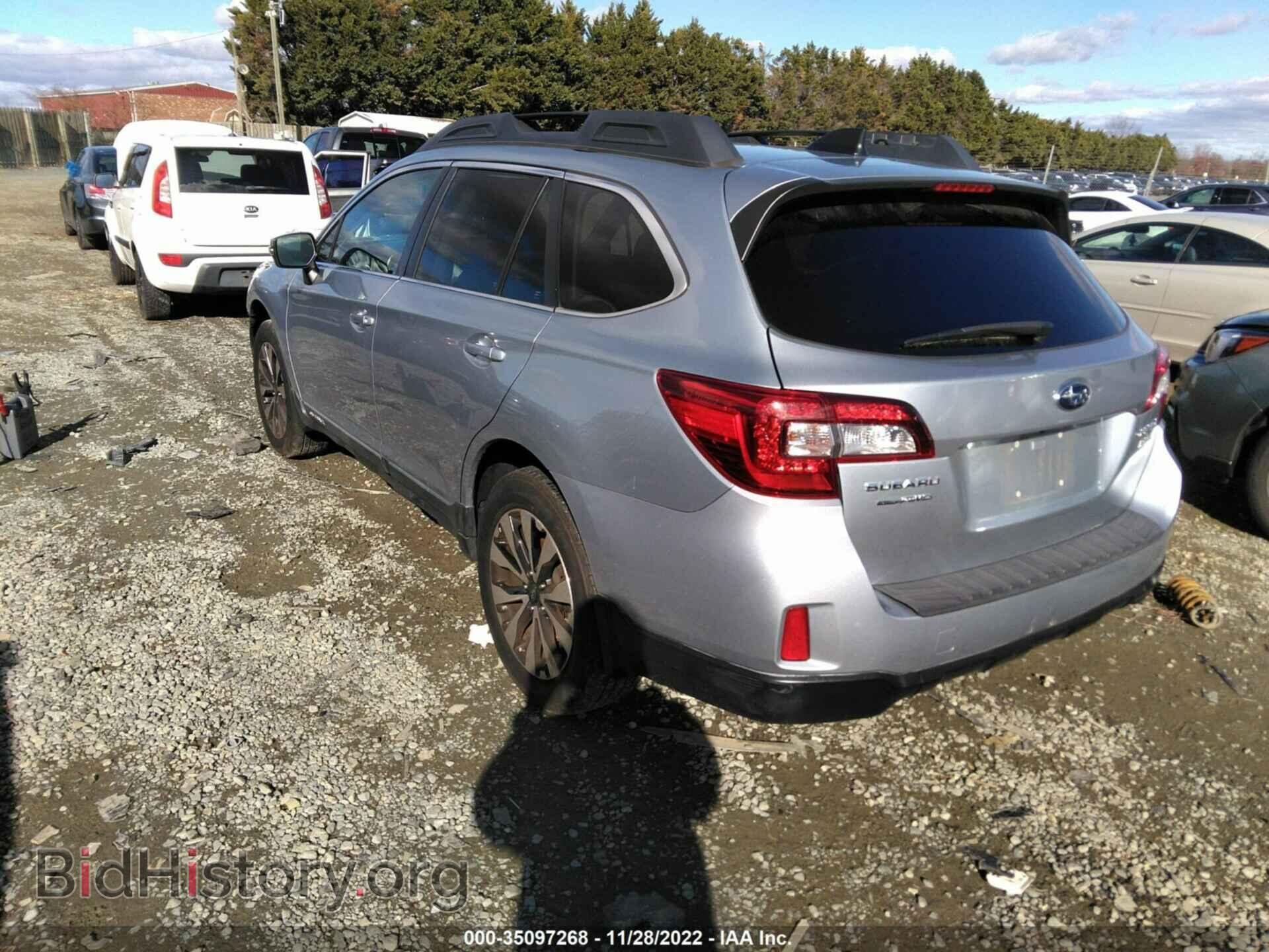 2016 SUBARU OUTBACK - VIN: 4S4BSANCXG3280199 - Фото 3