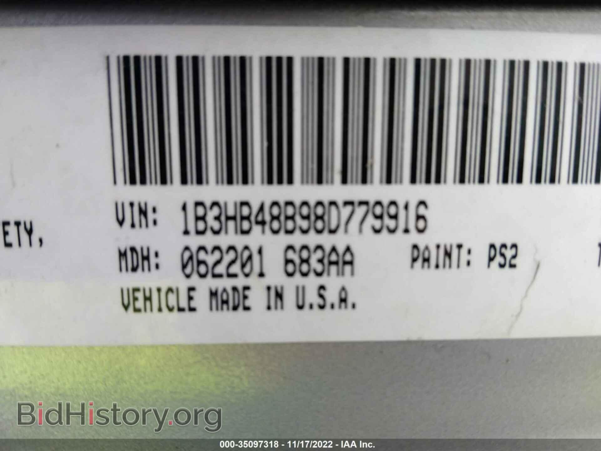 2008 DODGE CALIBER - VIN: 1B3HB48B98D779916 - Photo 9