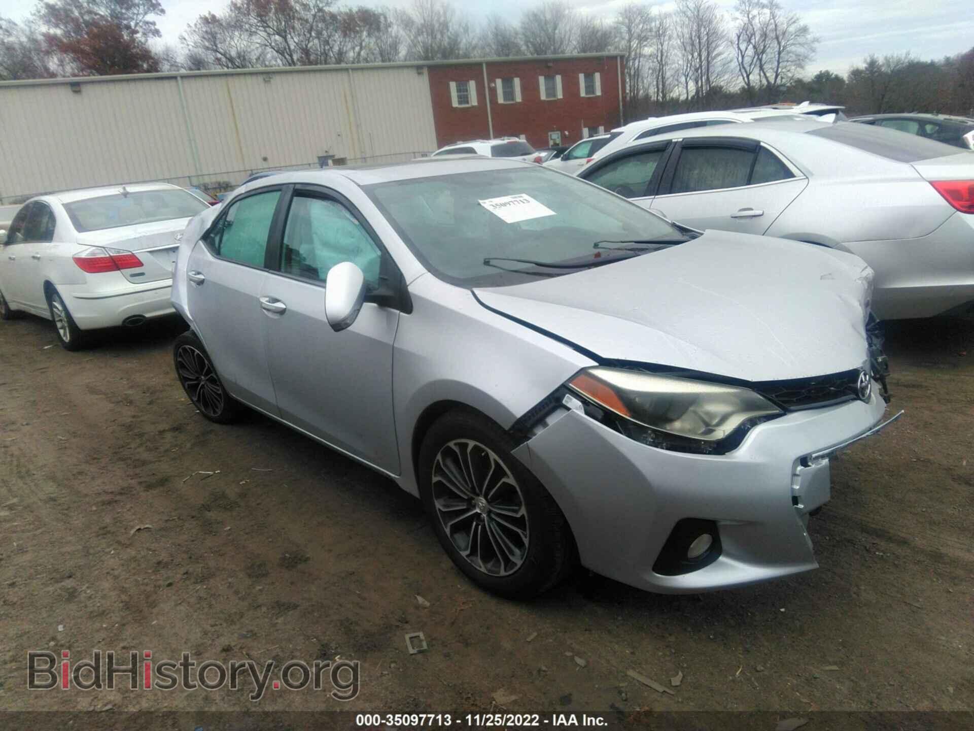 Photo 2T1BURHE8FC302958 - TOYOTA COROLLA 2015