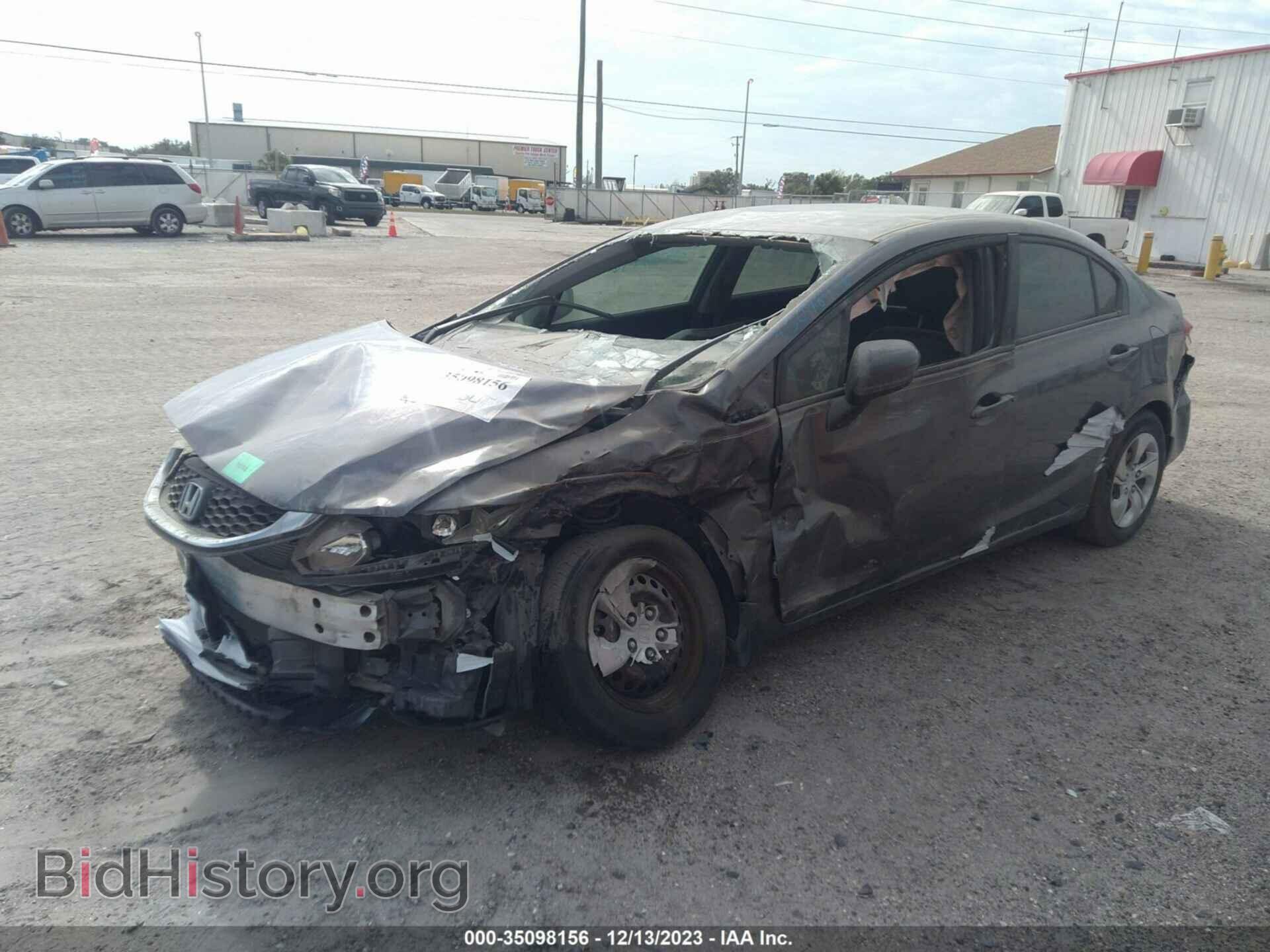 2014 HONDA CIVIC - VIN: 19XFB2F50EE020170 - Фото 2