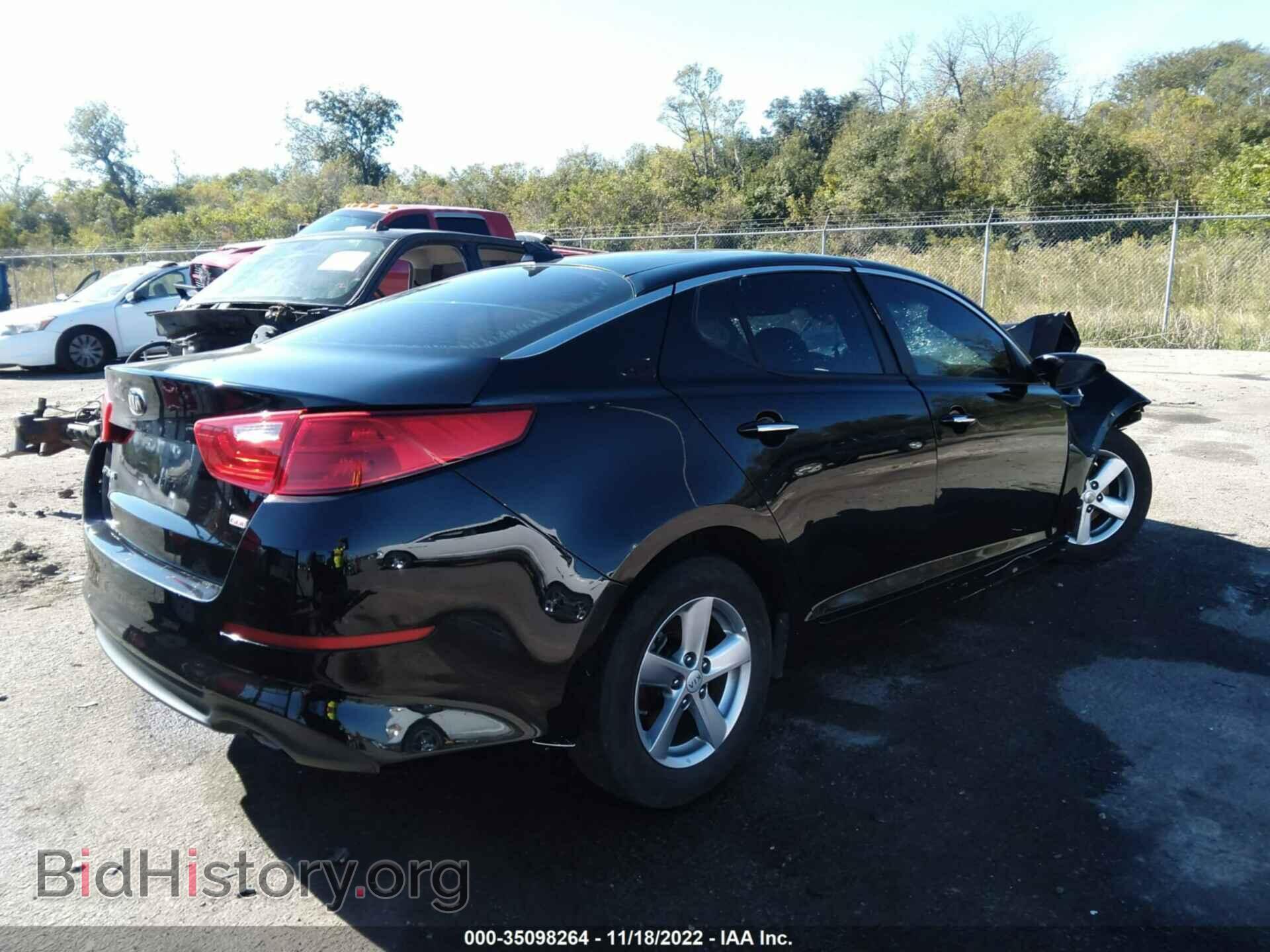 2015 KIA OPTIMA - VIN: 5XXGM4A76FG458655 - Фото 4