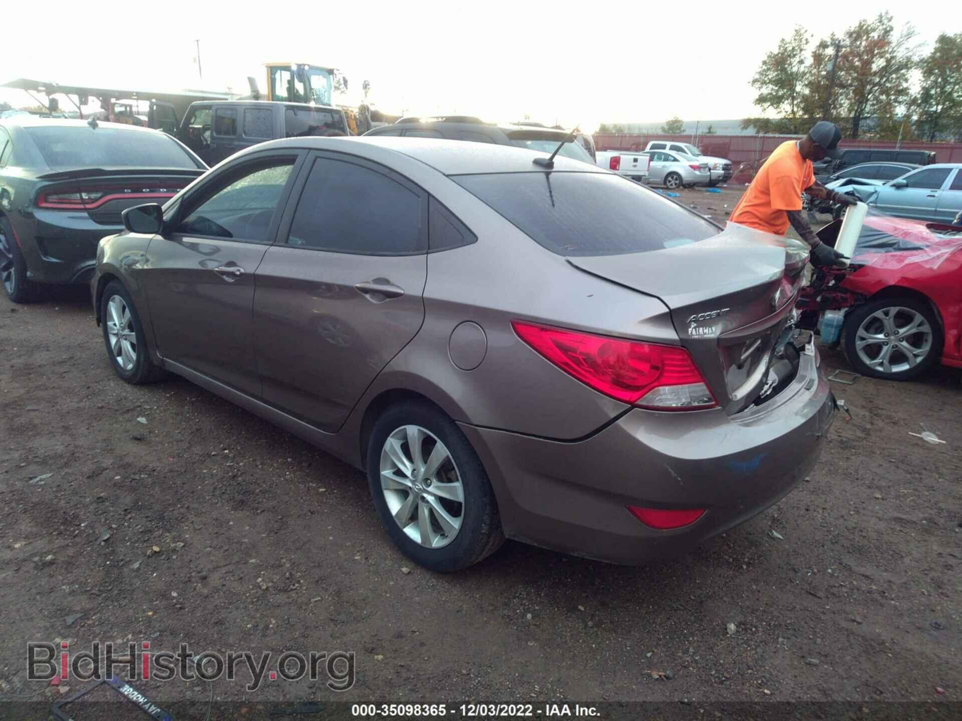 2012 HYUNDAI ACCENT - VIN: KMHCU4AE8CU087710 - Фото 3