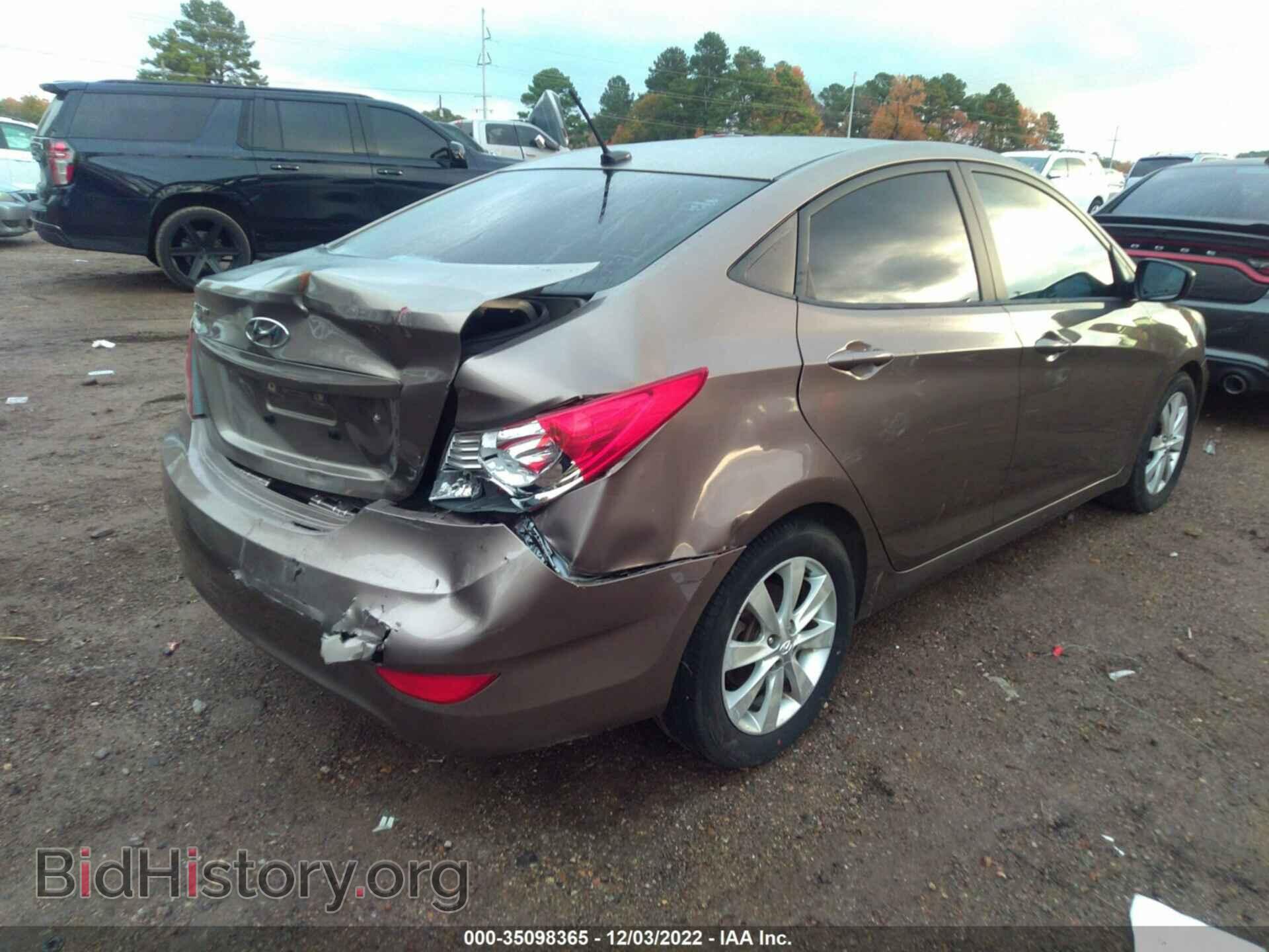 2012 HYUNDAI ACCENT - VIN: KMHCU4AE8CU087710 - Фото 4