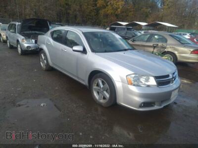 2011 Dodge AVENGER LUX, серебристый — VIN 1B3BD2FG1BN572389, IAAI