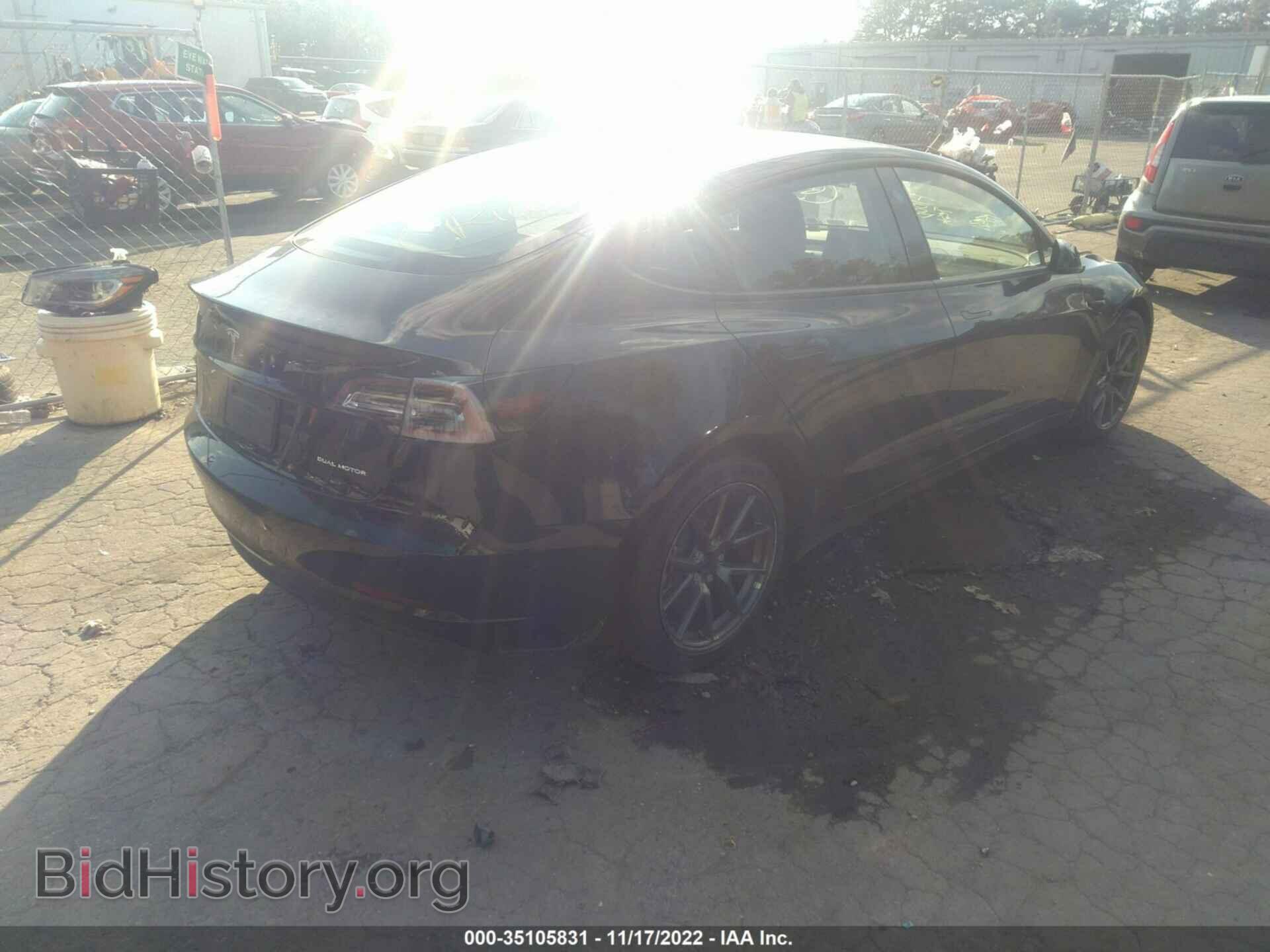 2022 TESLA MODEL 3 - VIN: 5YJ3E1EB2NF186941 - Photo 4