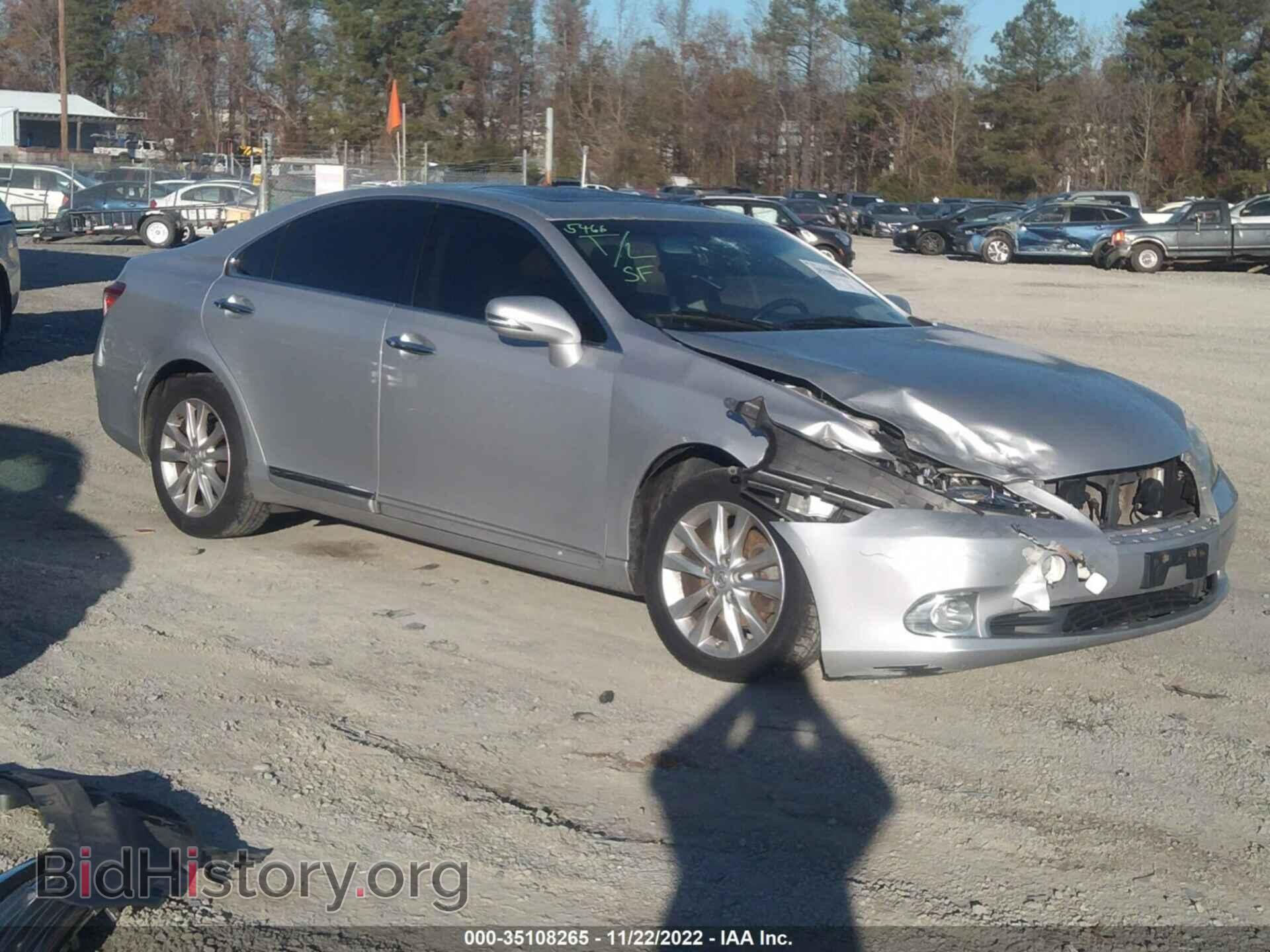 Фотография JTHBK1EG6C2503943 - LEXUS ES 350 2012