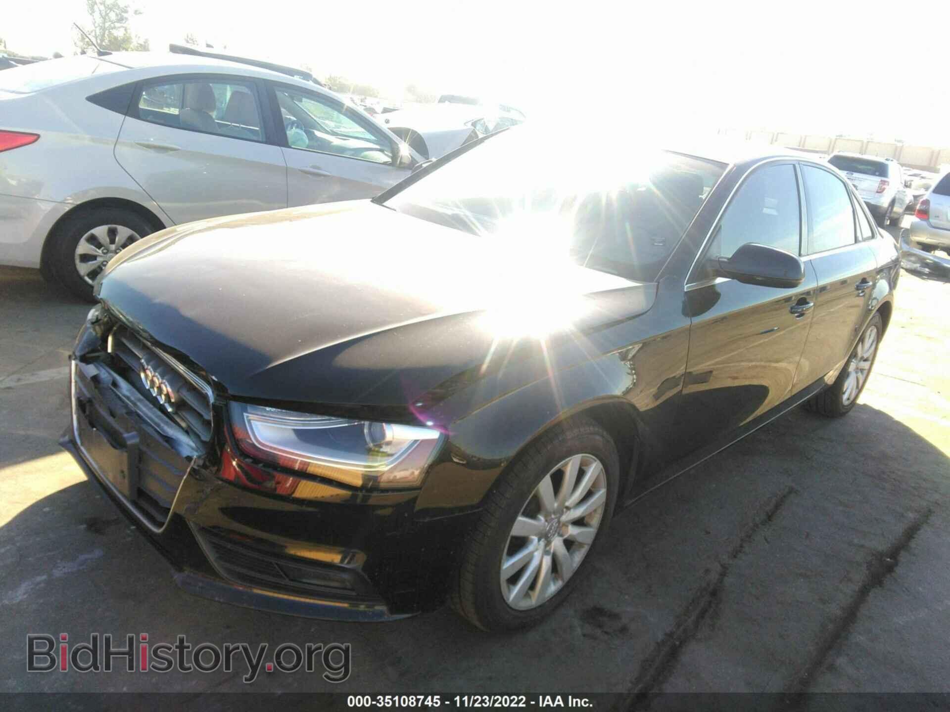 2013 AUDI A4 - VIN: WAUAFAFL5DA043336 - Фото 2