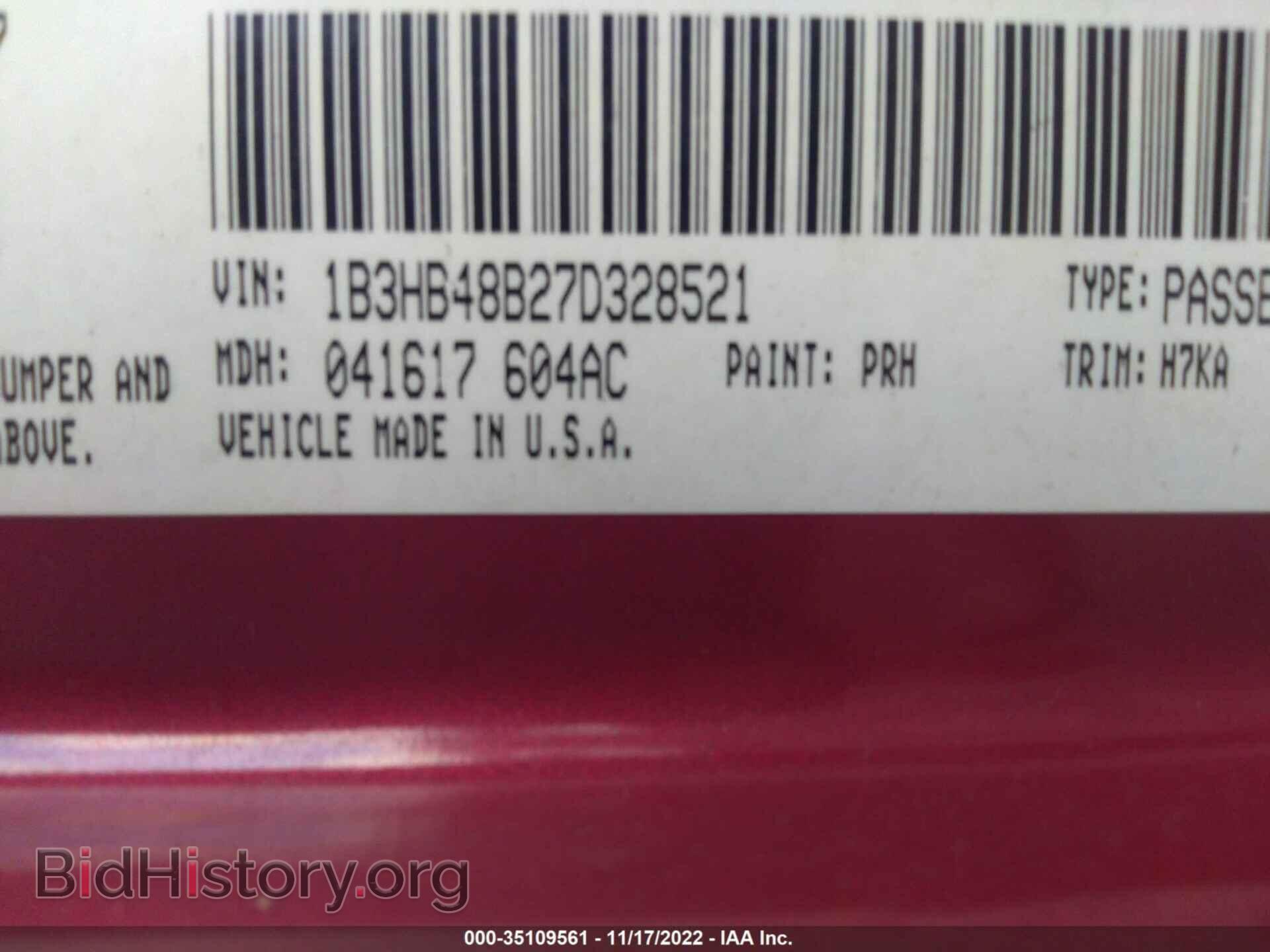 2007 DODGE CALIBER - VIN: 1B3HB48B27D328521 - Photo 9