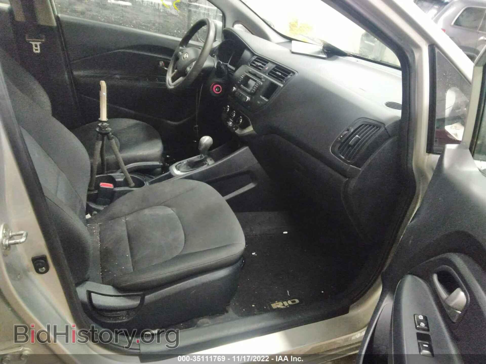 2013 KIA RIO - VIN: KNADM4A39D6259799 - Фото 5