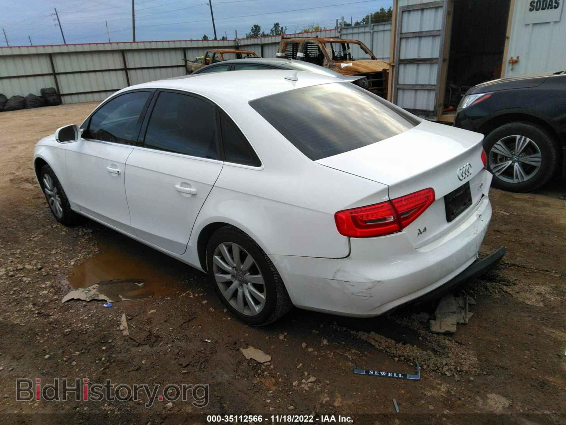 2013 AUDI A4 - VIN: WAUAFAFL0DN020488 - Фото 3