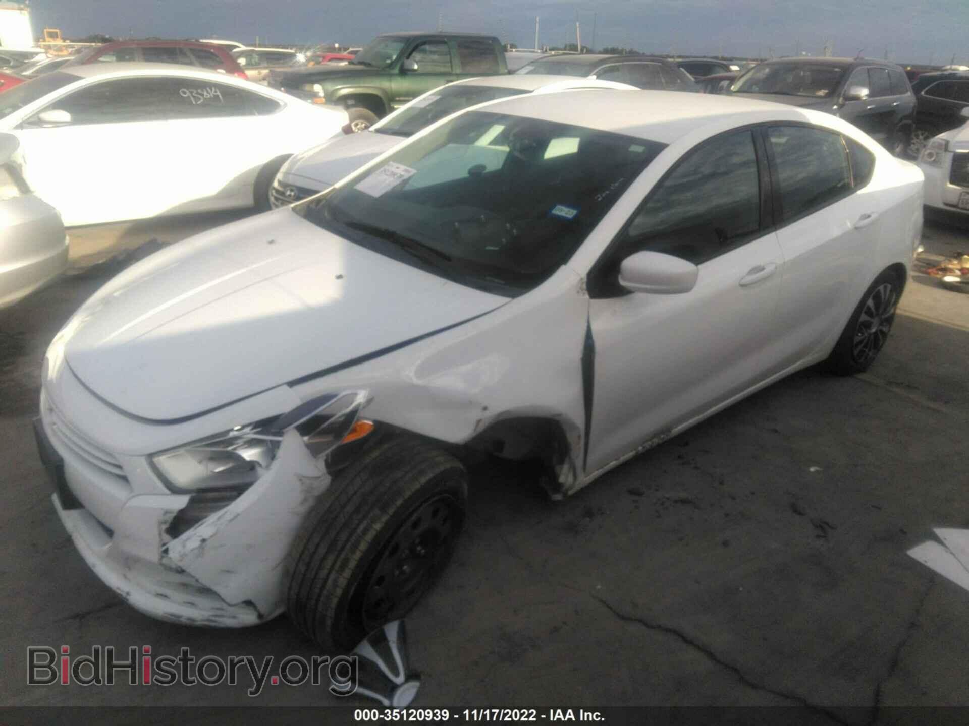 2015 DODGE DART - VIN: 1C3CDFAA6FD298703 - Фото 2