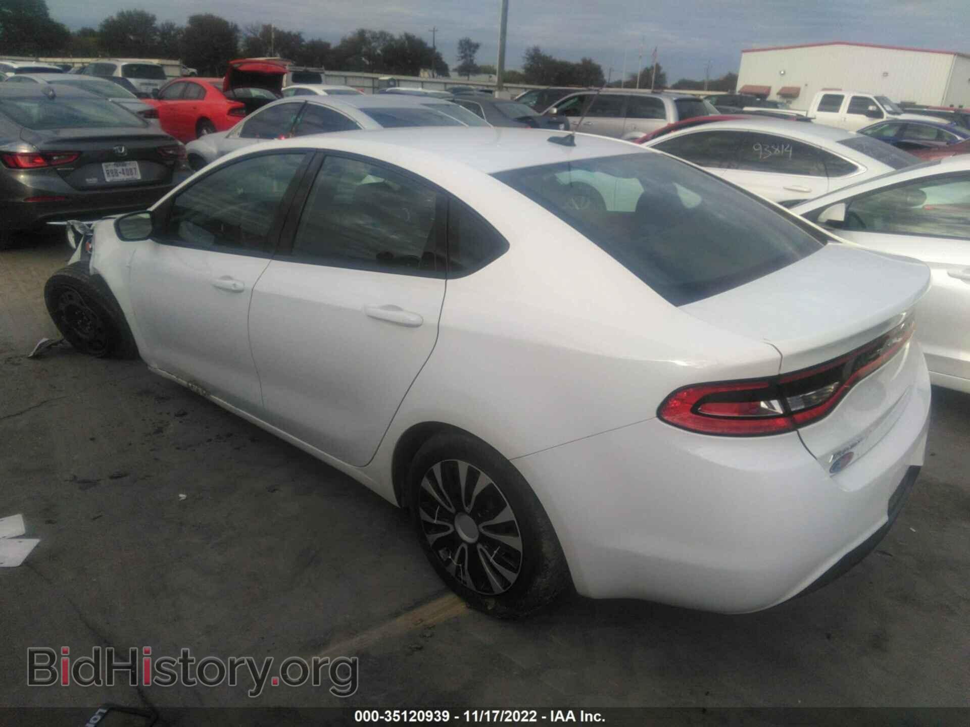2015 DODGE DART - VIN: 1C3CDFAA6FD298703 - Фото 3