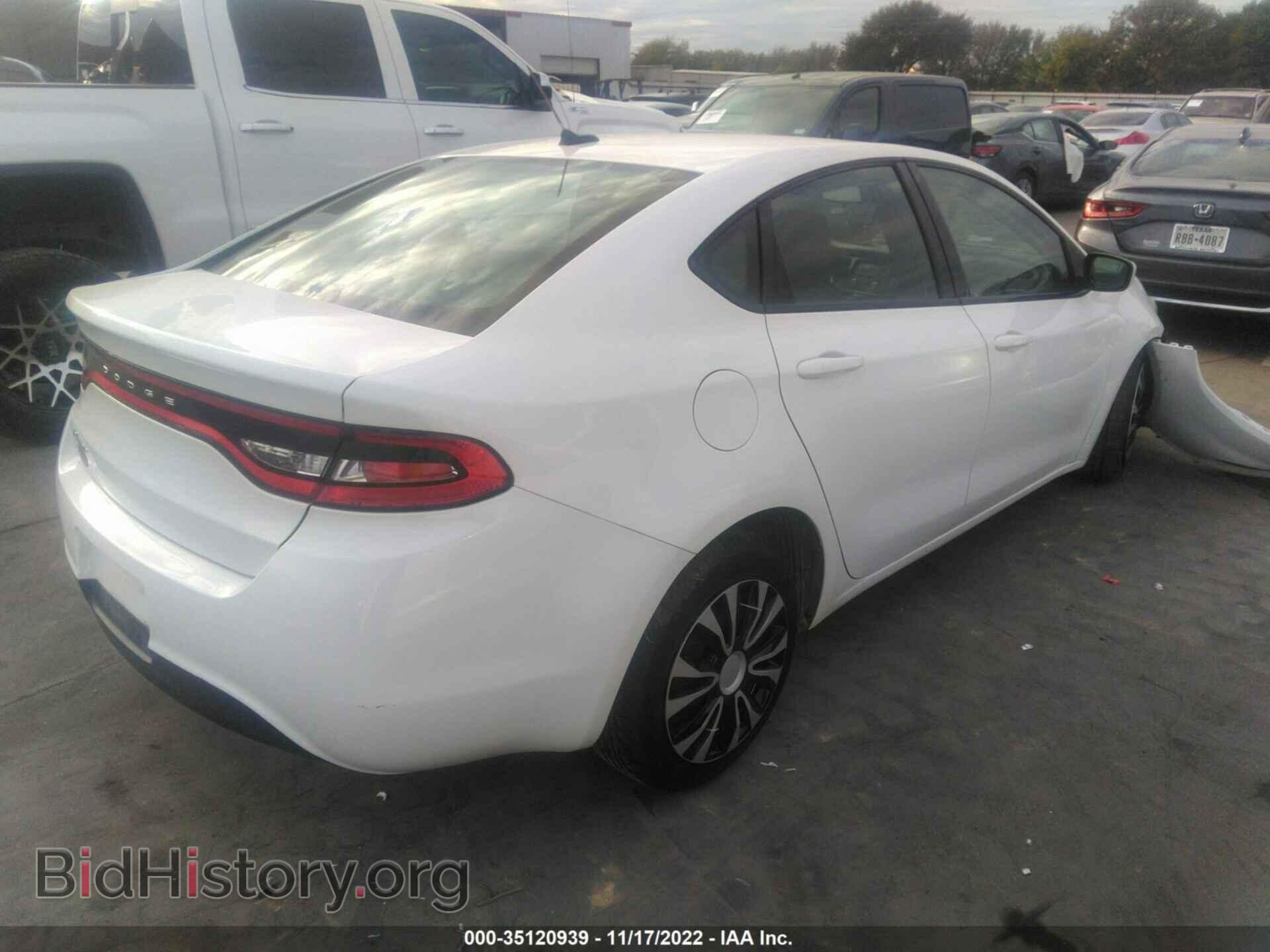 2015 DODGE DART - VIN: 1C3CDFAA6FD298703 - Фото 4