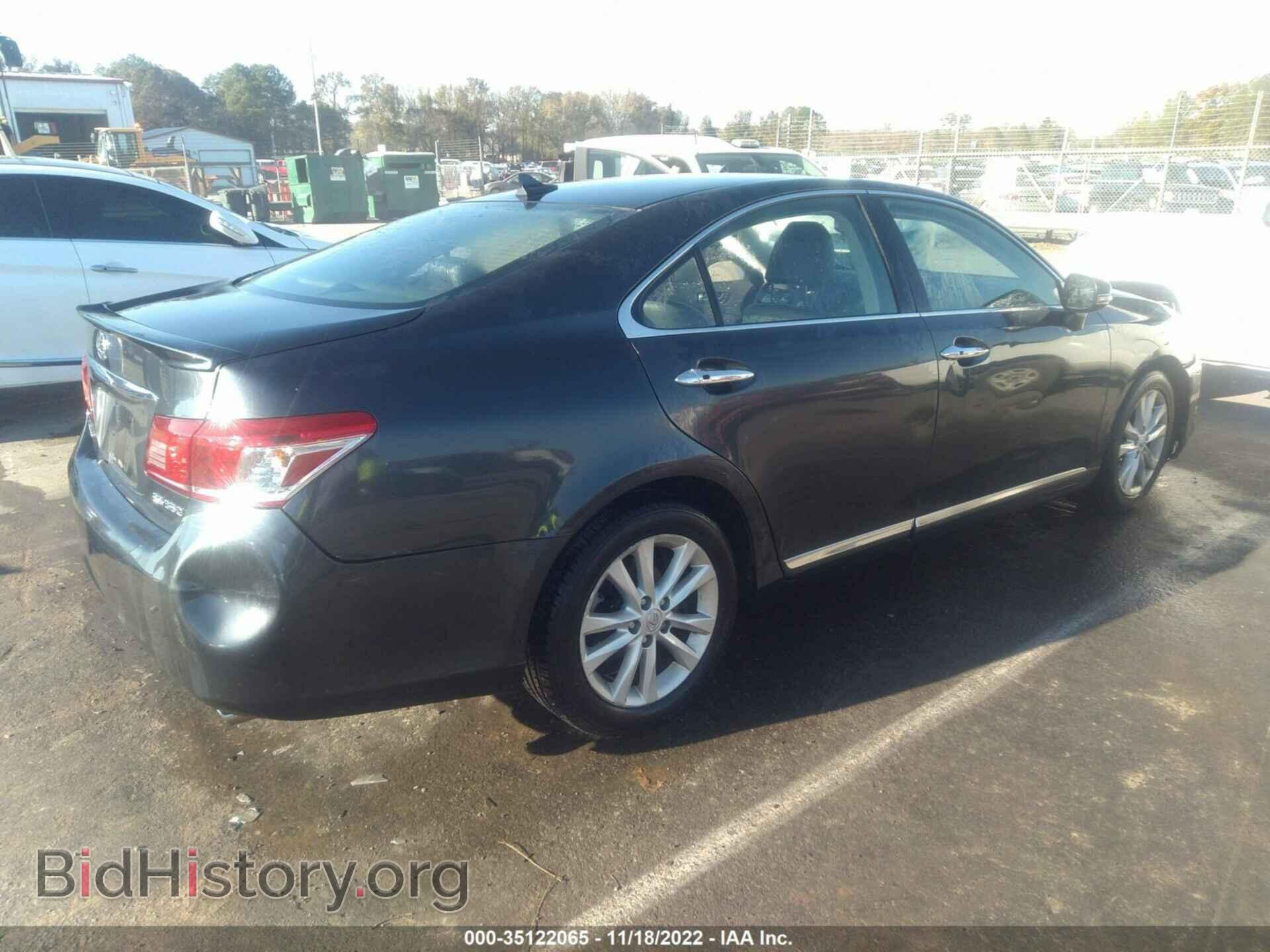 2010 LEXUS ES 350 - VIN: JTHBK1EG5A2385106 - Фото 4