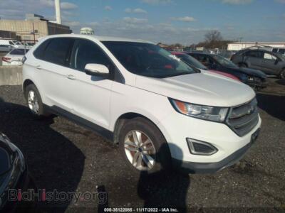 2015 Ford EDGE SEL, white — VIN 2FMTK4J81FBC27770, IAAI