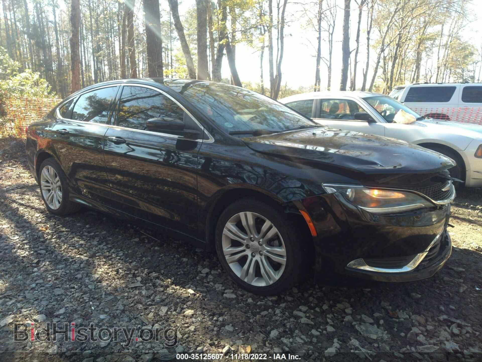 Фотография 1C3CCCAB7FN568574 - CHRYSLER 200 2015