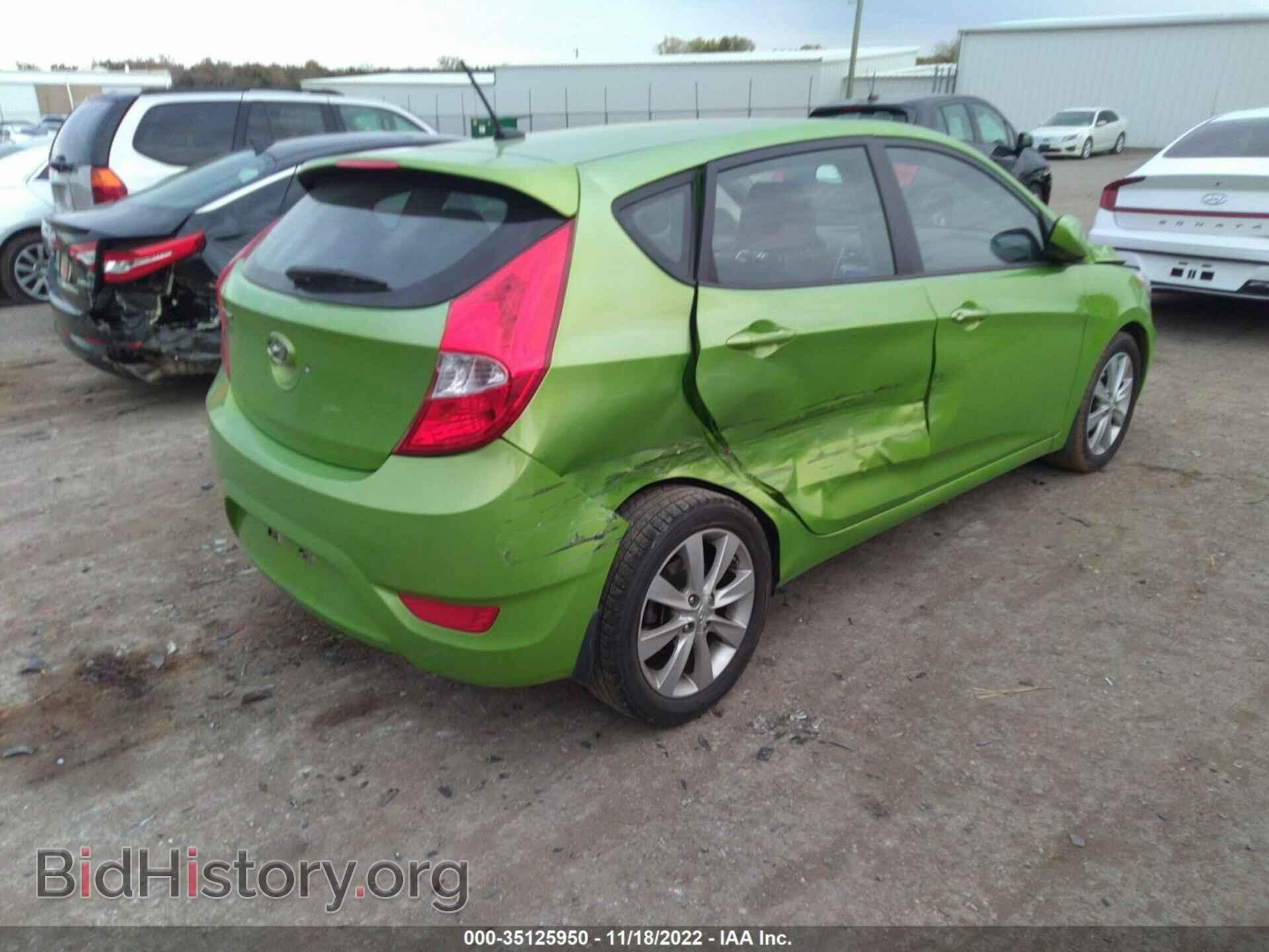 2012 HYUNDAI ACCENT - VIN: KMHCU5AE4CU038204 - Фото 4