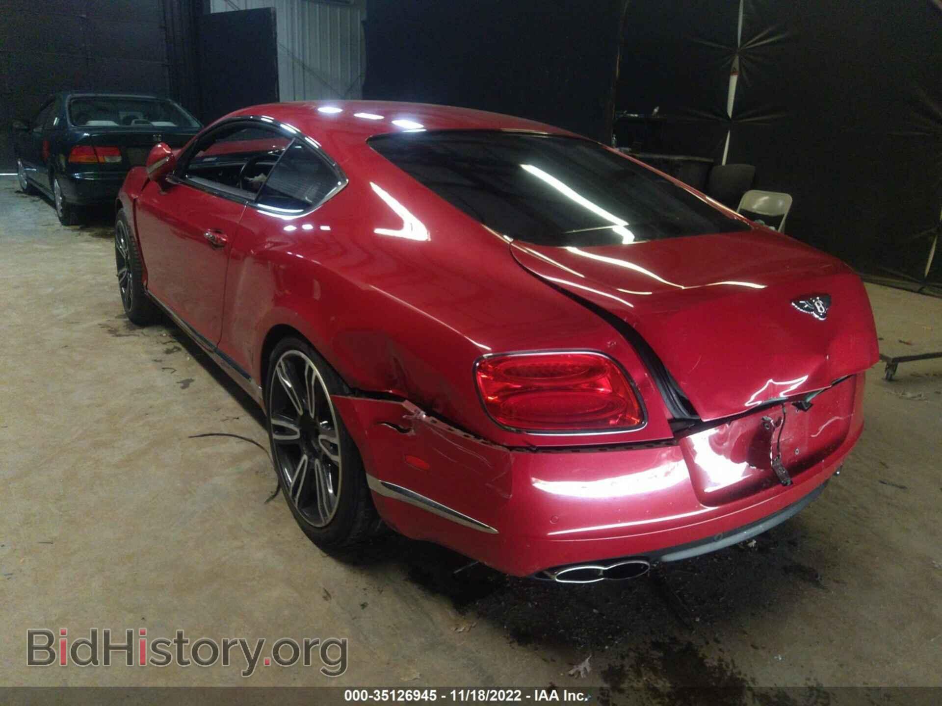 2013 BENTLEY CONTINENTAL GT V8 - VIN: SCBFT7ZA4DC083087 - Фото 3