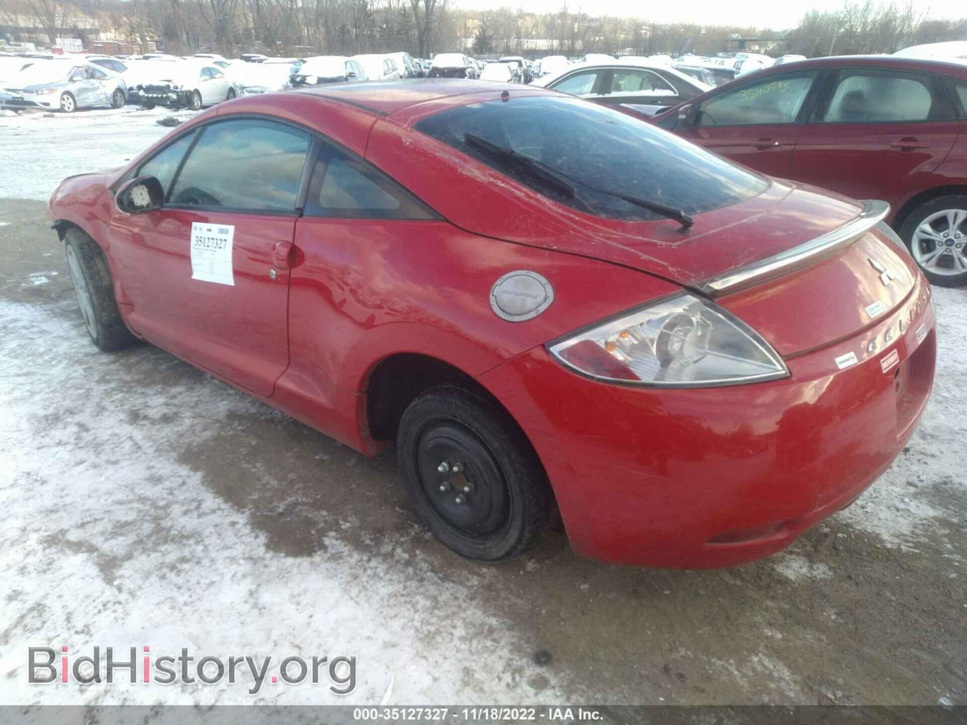 2007 MITSUBISHI ECLIPSE - VIN: 4A3AK34T77E017232 - Фото 3