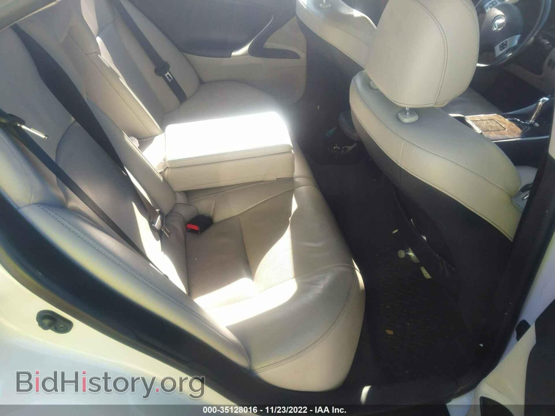 2011 LEXUS IS 250 - VIN: JTHBF5C20B5131354 - Фото 8